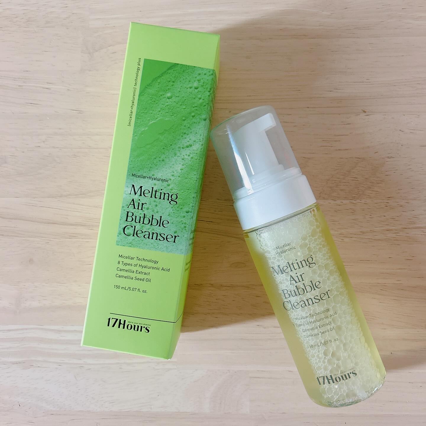 メルティングエアバブルクレンザー/17Hours/その他洗顔料を使ったクチコミ（1枚目）