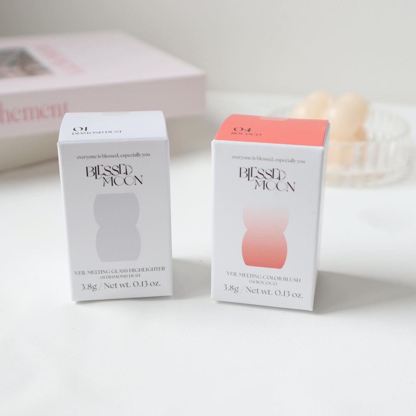 Veil Melting Glass Highlighter 01.Diamond Dust/BLESSED MOON/リキッドハイライトを使ったクチコミ(5枚目)