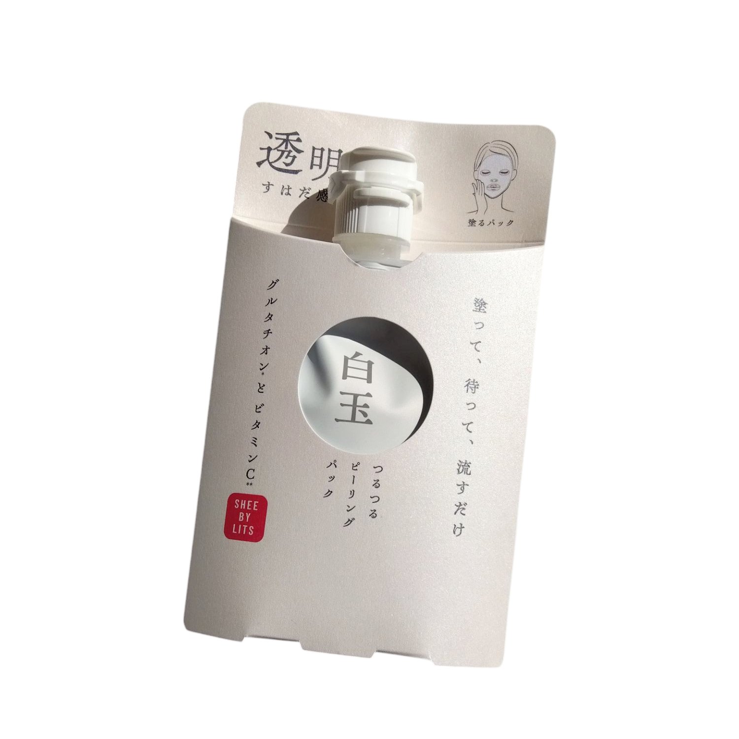 SHEE BY LITS 白玉ミルクピーリングパック/リッツ/洗い流すパック・マスクを使ったクチコミ（1枚目）
