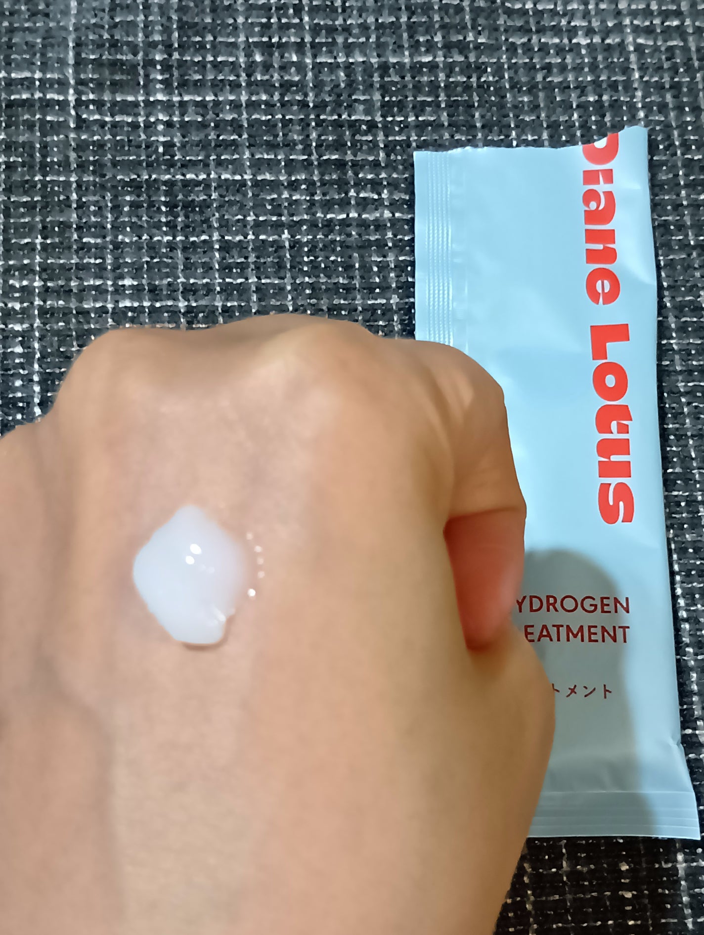 ロータス 水素トリートメント ティー&シトラスの香り/ダイアン/洗い流すヘアトリートメントを使ったクチコミ(4枚目)