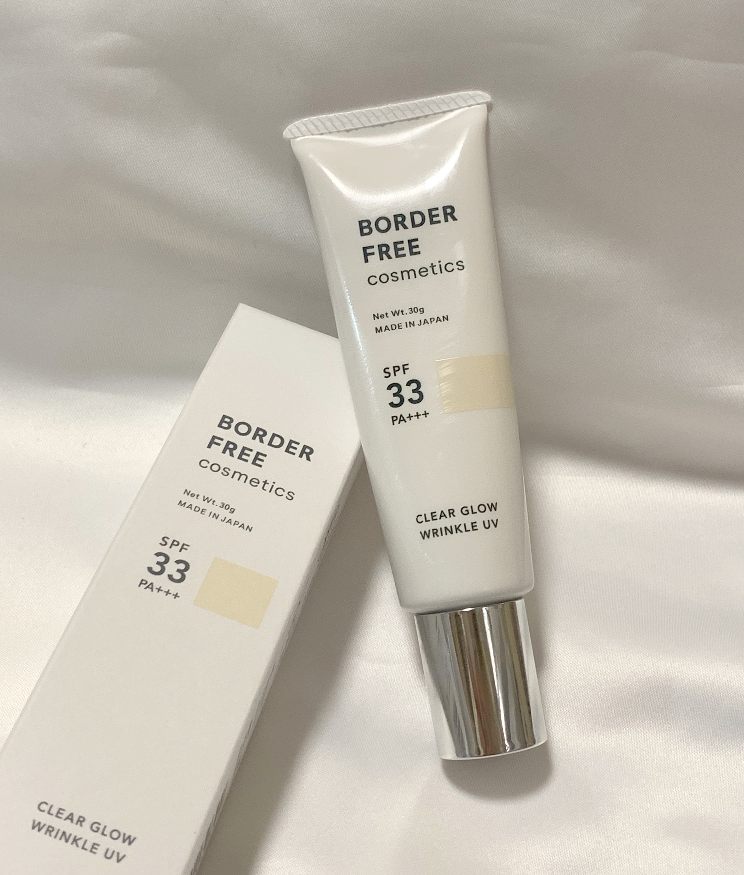 クリアグロウリンクルUV/BORDER FREE cosmetics/日焼け止め・UVケアを使ったクチコミ（1枚目）