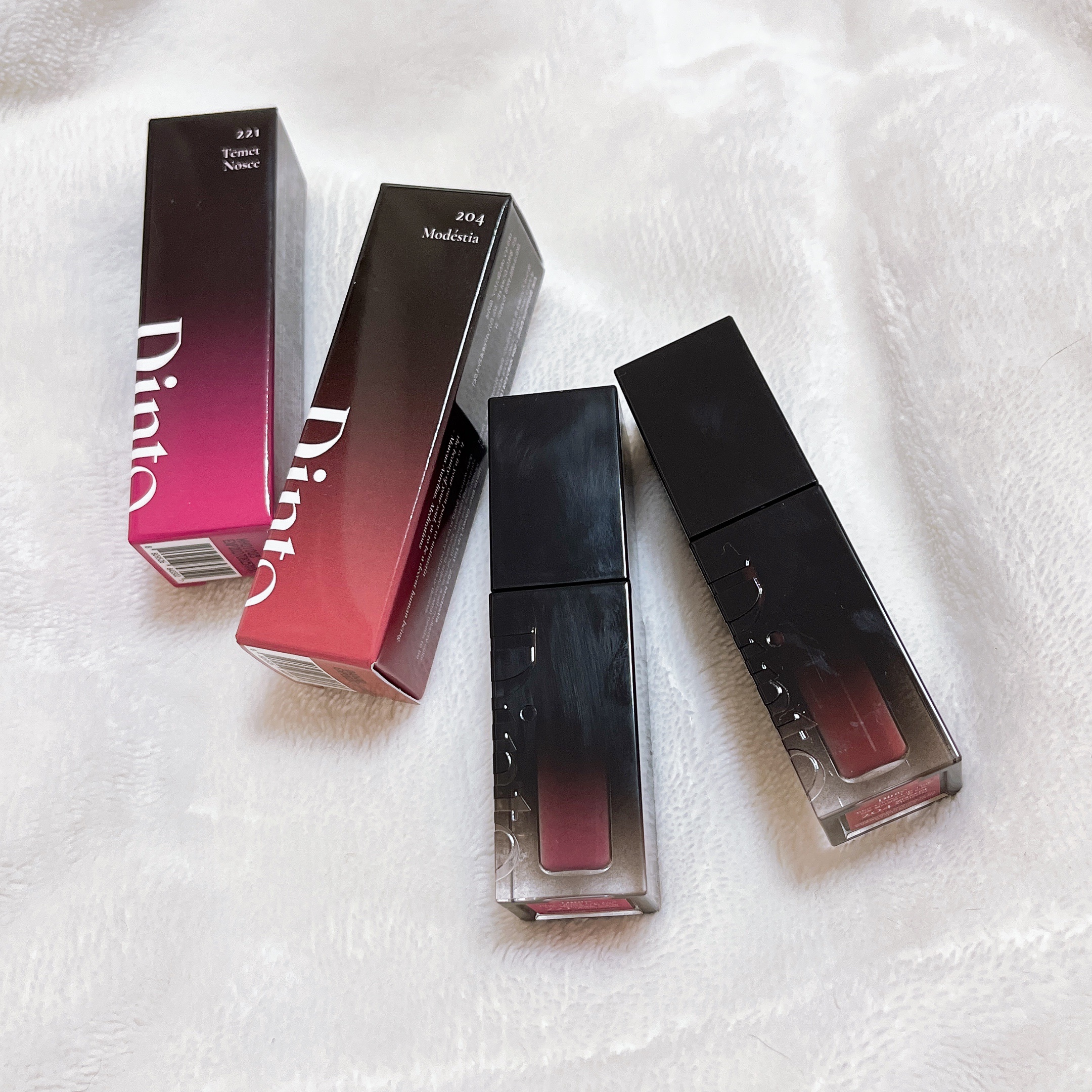ブラーグロイリップティント 204 モデスティア/Dinto/リップティントを使ったクチコミ（1枚目）