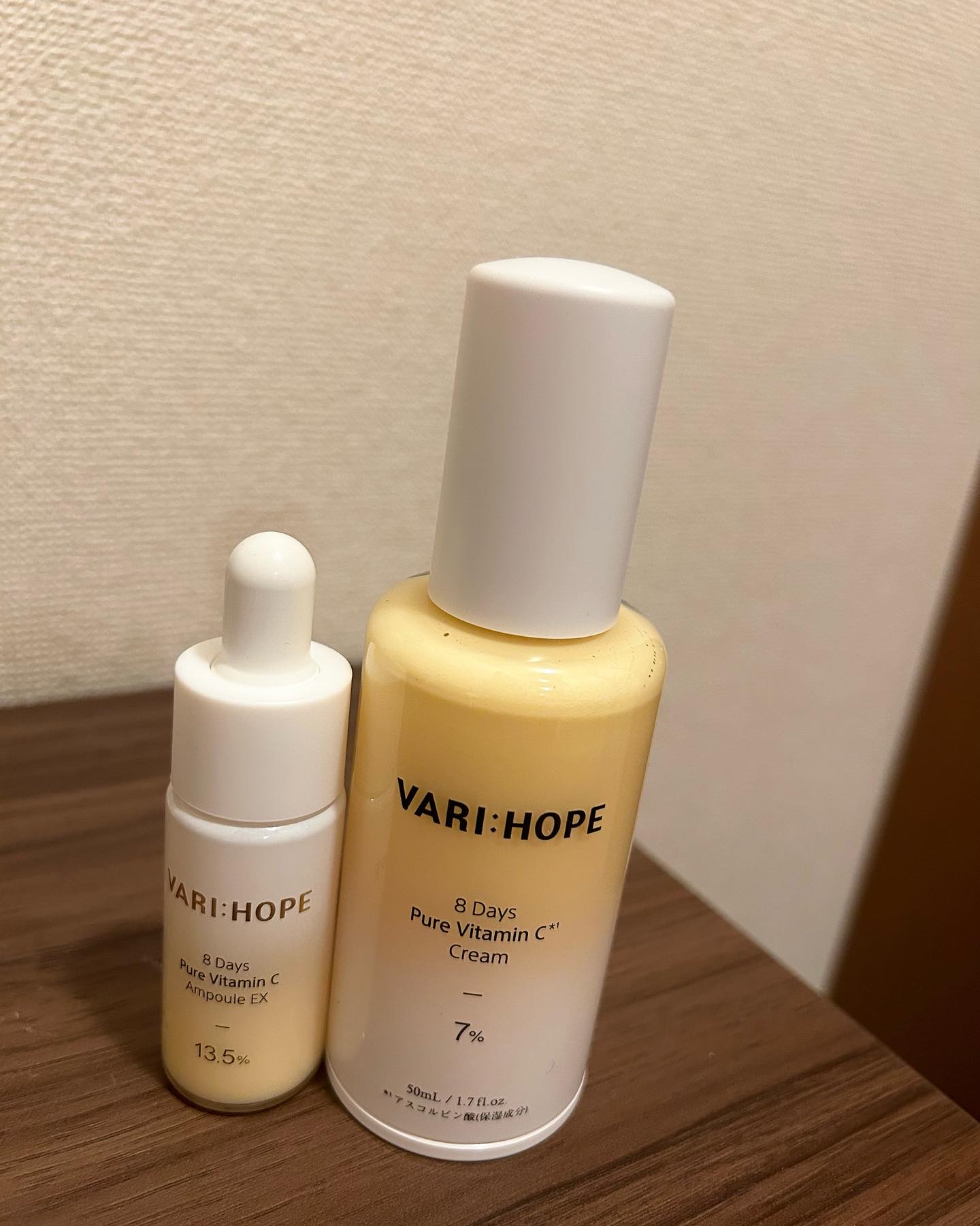 ８デイズピュアビタミンCアンプル/VARI:HOPE/美容液を使ったクチコミ（3枚目）