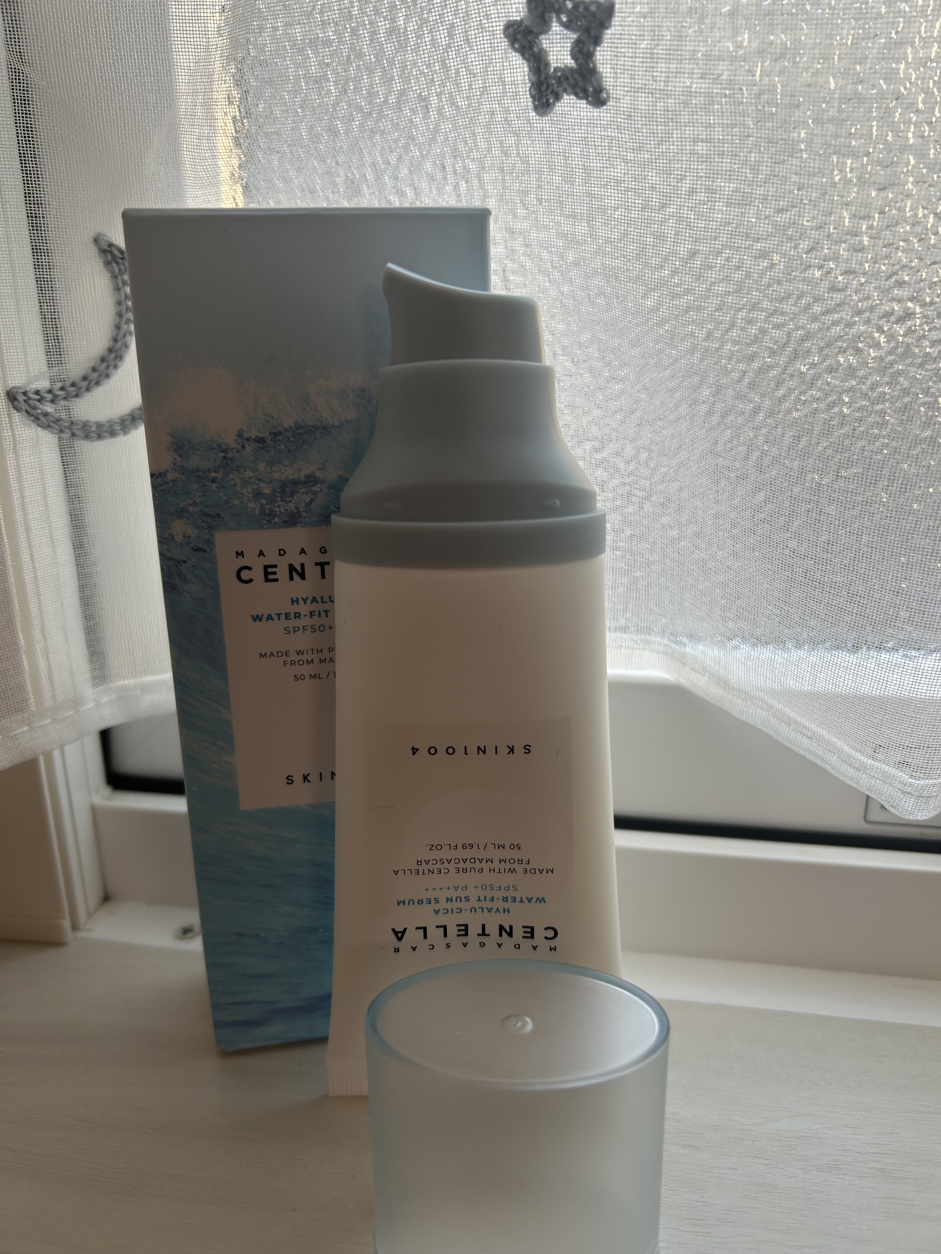 ヒアルーシカ ウォーターフィット サンセラム/SKIN1004/日焼け止めローションを使ったクチコミ（2枚目）