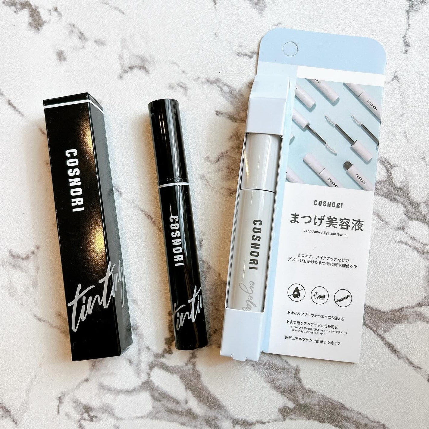 ロングアクティブアイラッシュセラム/COSNORI/まつげ美容液を使ったクチコミ(1枚目)