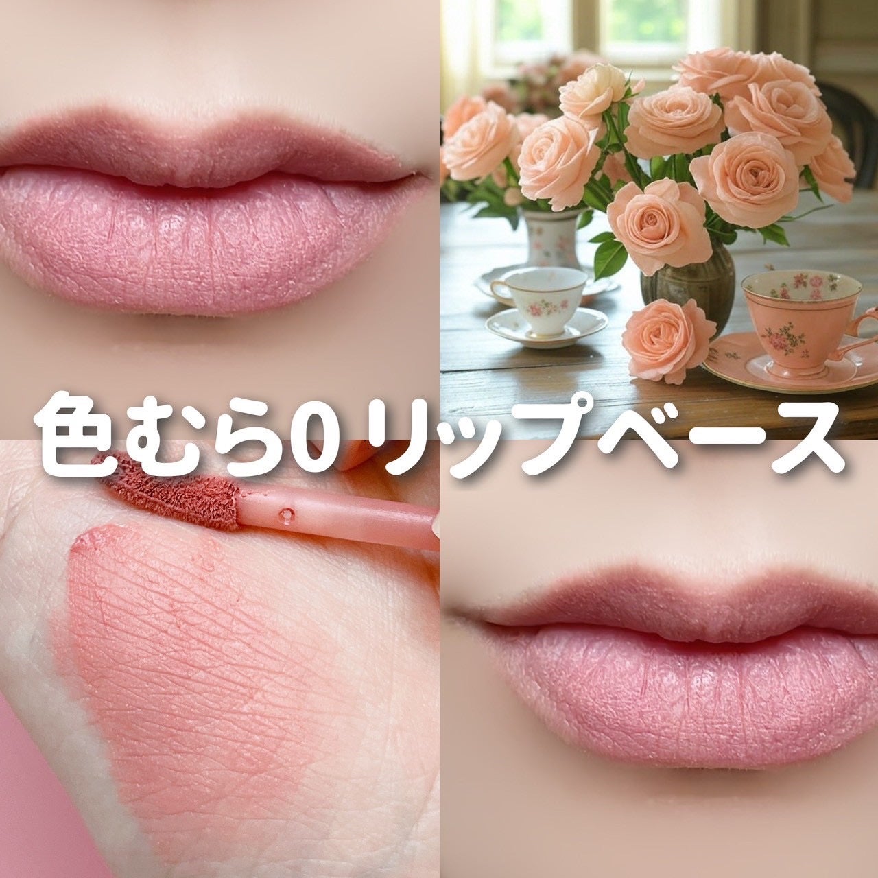 ドット オン ムード オールカバー リップベース/Heart Percent/リップクリームを使ったクチコミ(1枚目)