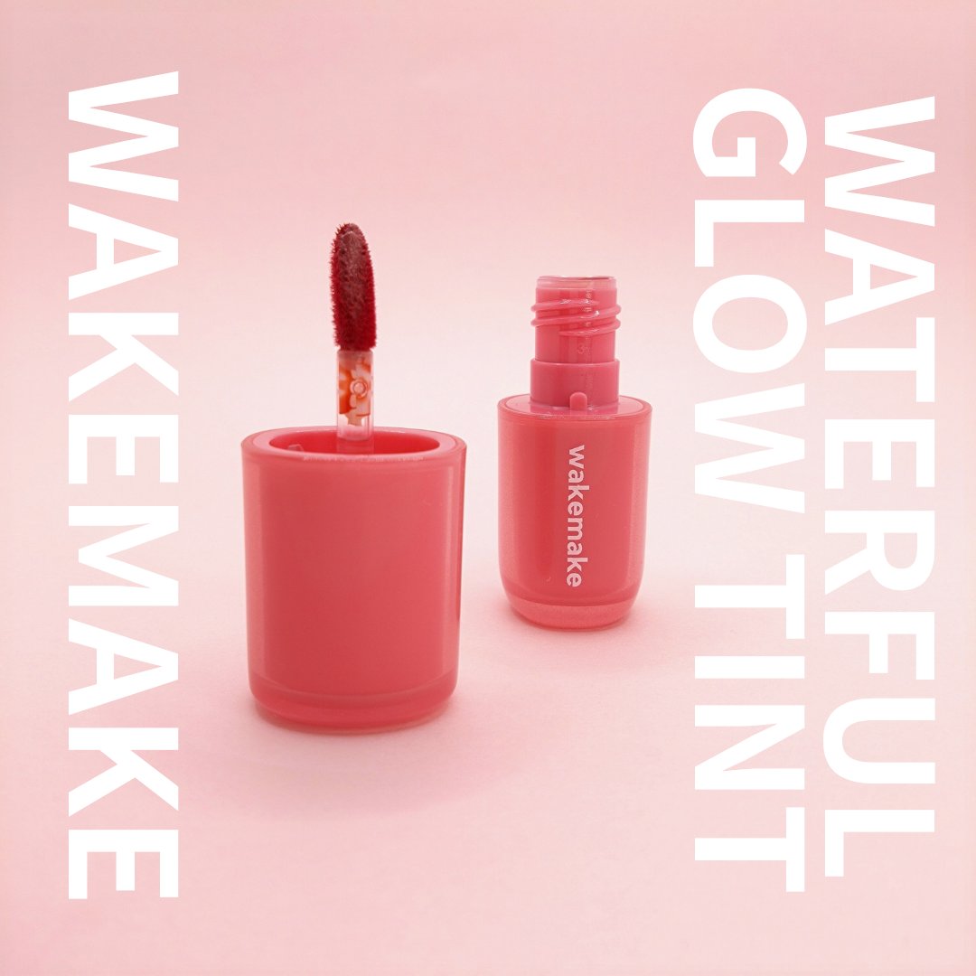 ウォータフルグロウティント/wakemake/リップティントを使ったクチコミ（1枚目）