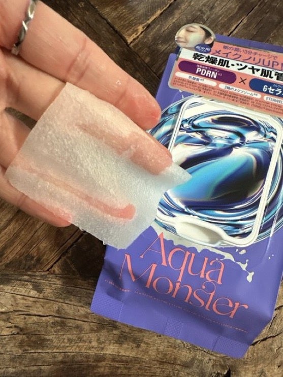 パープル モーニングスクエアパック/Aqua Monster/シートマスク・パックを使ったクチコミ(1枚目)