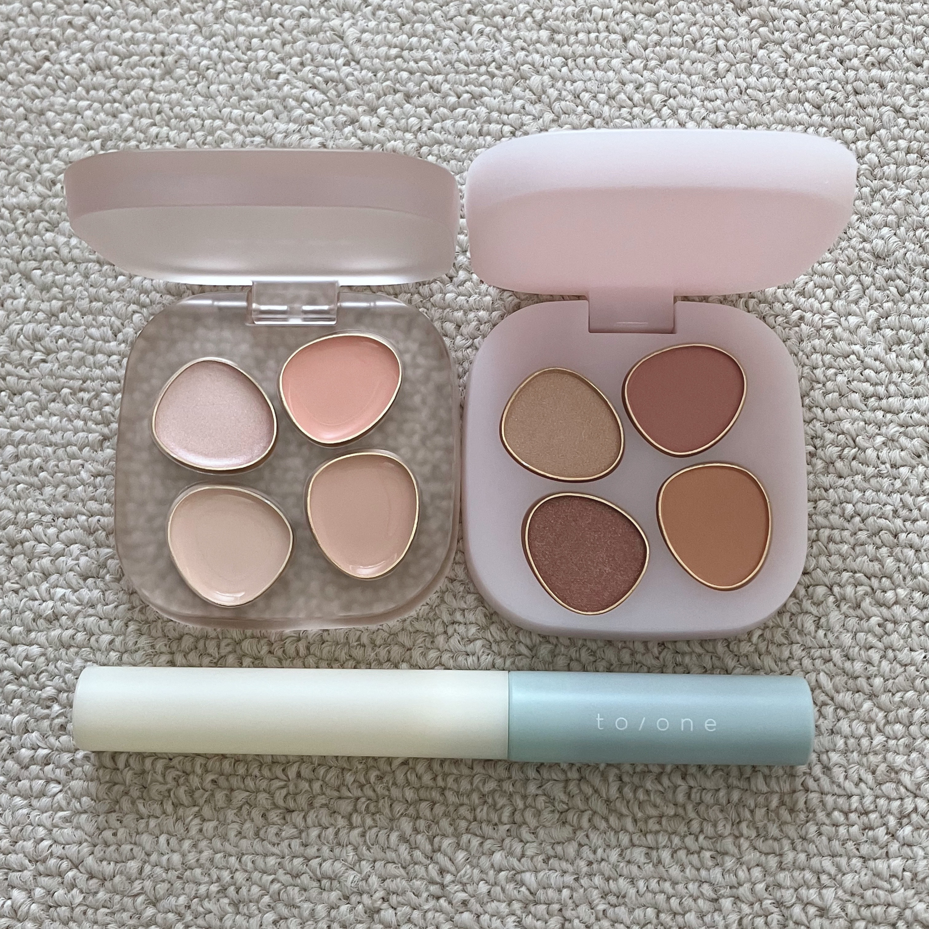 トーン ペタル フロート アイパレット/to/one/アイシャドウパレットを使ったクチコミ（1枚目）