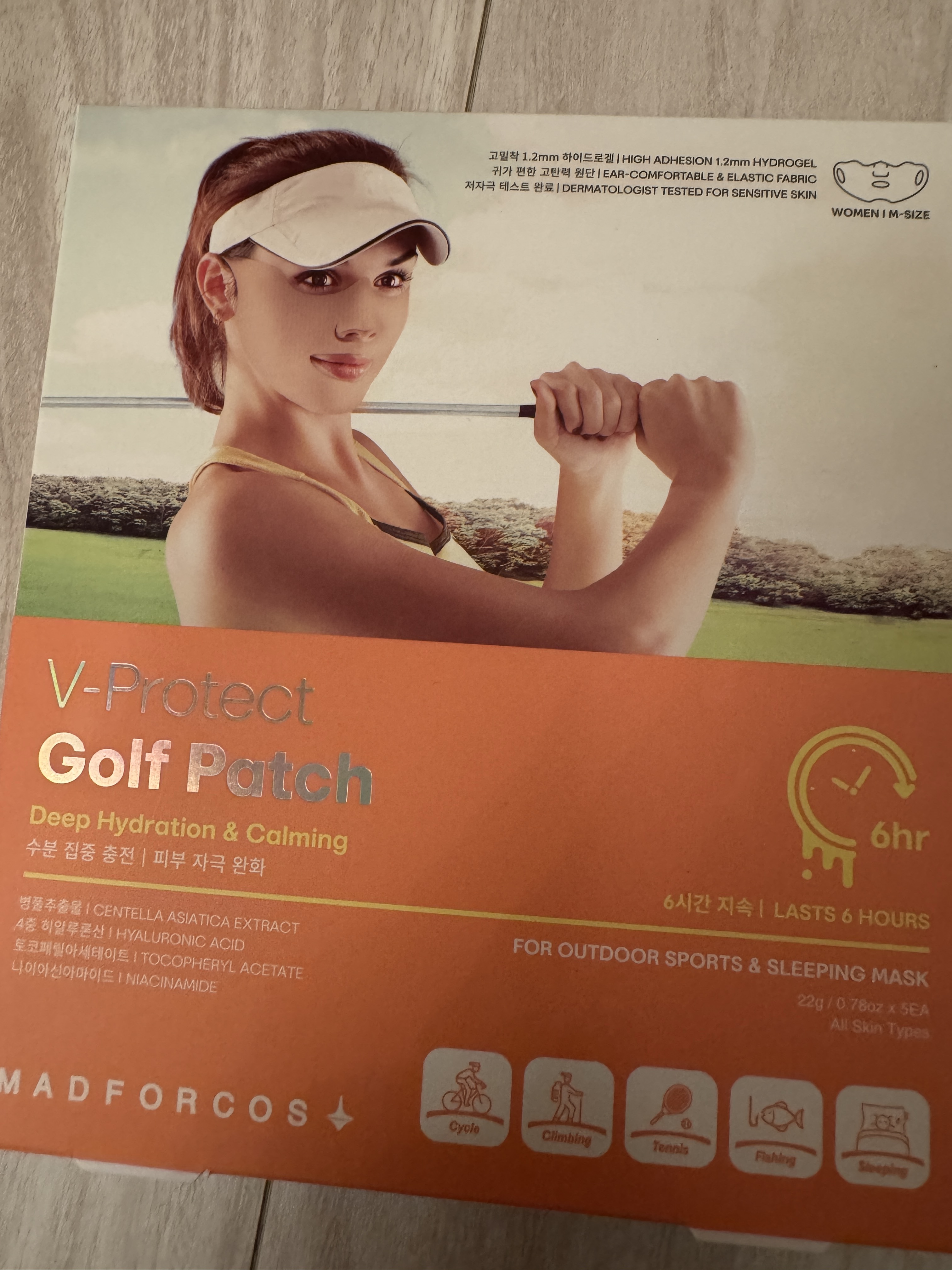 V-プロテクトゴルフパッチ(S/M/L)/MADFORCOS/その他スキンケアグッズを使ったクチコミ（1枚目）