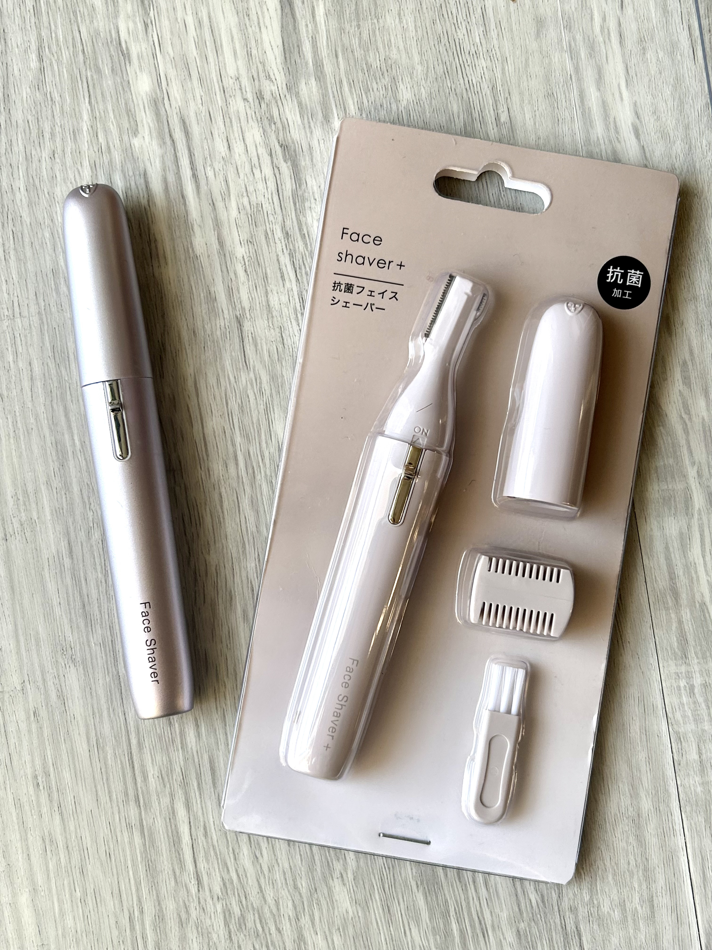 マユ＆フェイスシェイバー２/ニトリ/ボディケア美容家電を使ったクチコミ（2枚目）