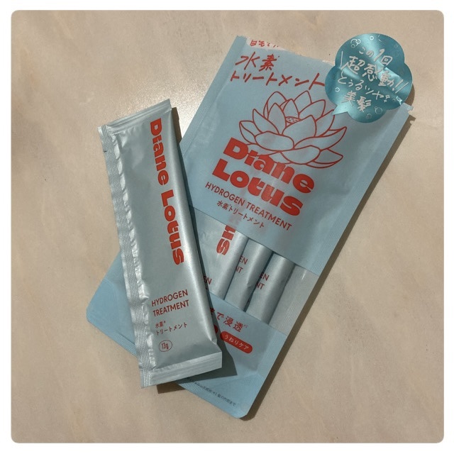 ロータス 水素トリートメント ティー＆シトラスの香り/ダイアン/洗い流すヘアトリートメントを使ったクチコミ（2枚目）