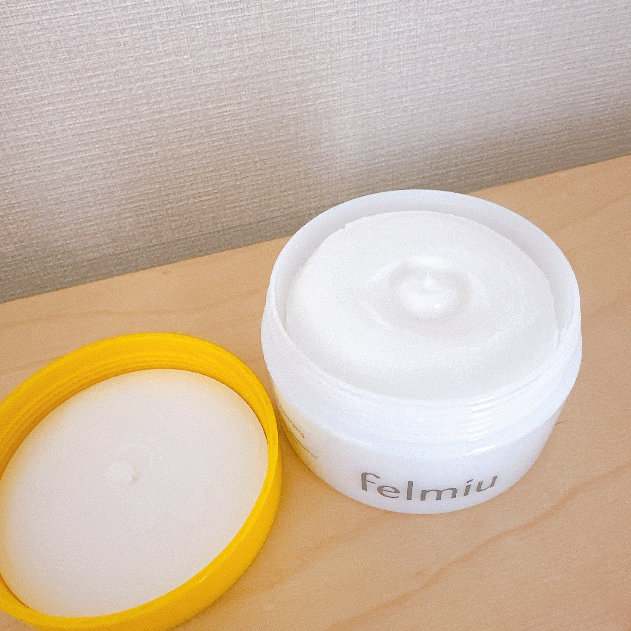 ハッコウクリームクレンジング キンモクセイの香り/felmiu/クレンジングクリームを使ったクチコミ（3枚目）