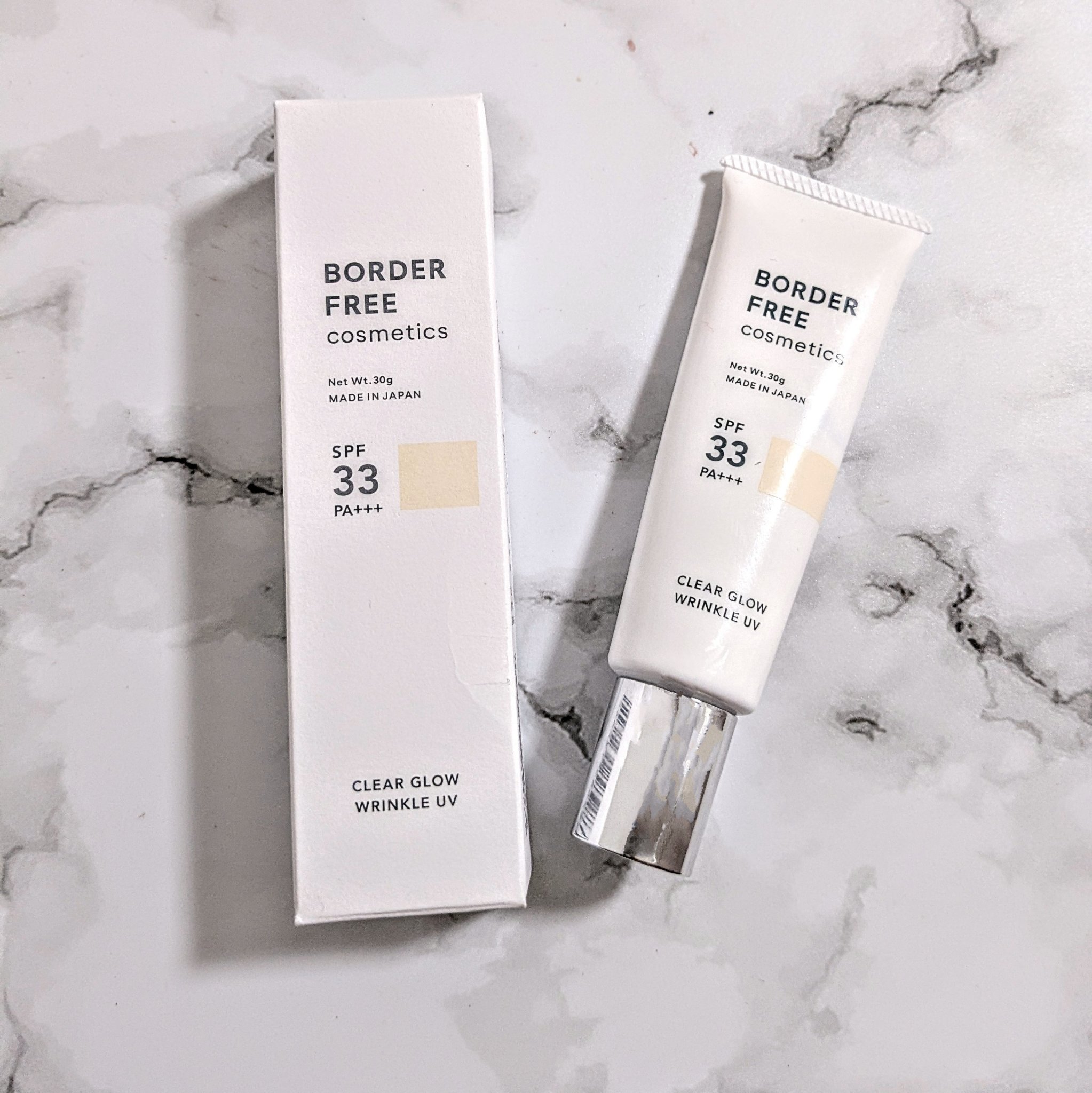 クリアグロウリンクルUV/BORDER FREE cosmetics/日焼け止め・UVケアを使ったクチコミ（1枚目）