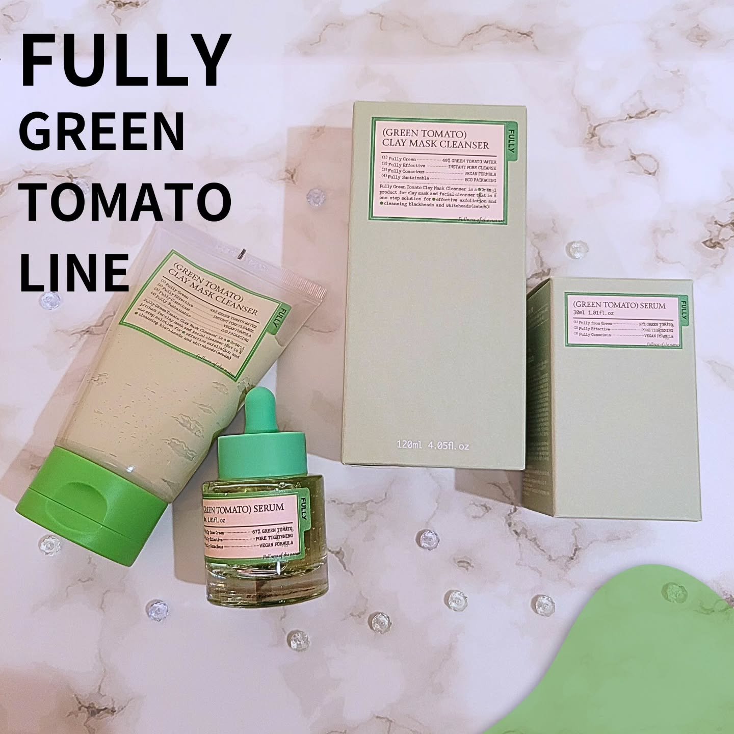 グリーントマトクレイマスククレンザー/FULLY/洗い流すパック・マスクを使ったクチコミ（1枚目）