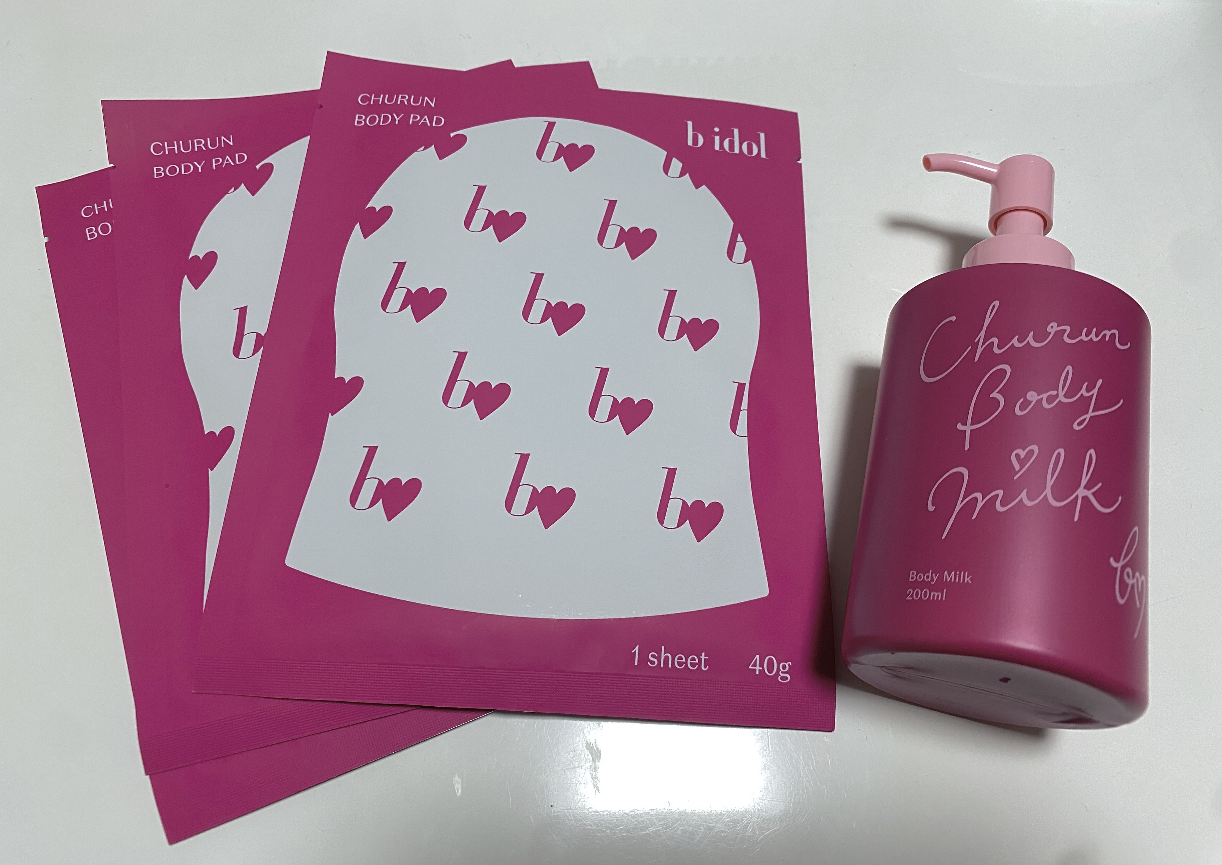 ちゅるんボディパッド/b idol/バスグッズを使ったクチコミ（2枚目）