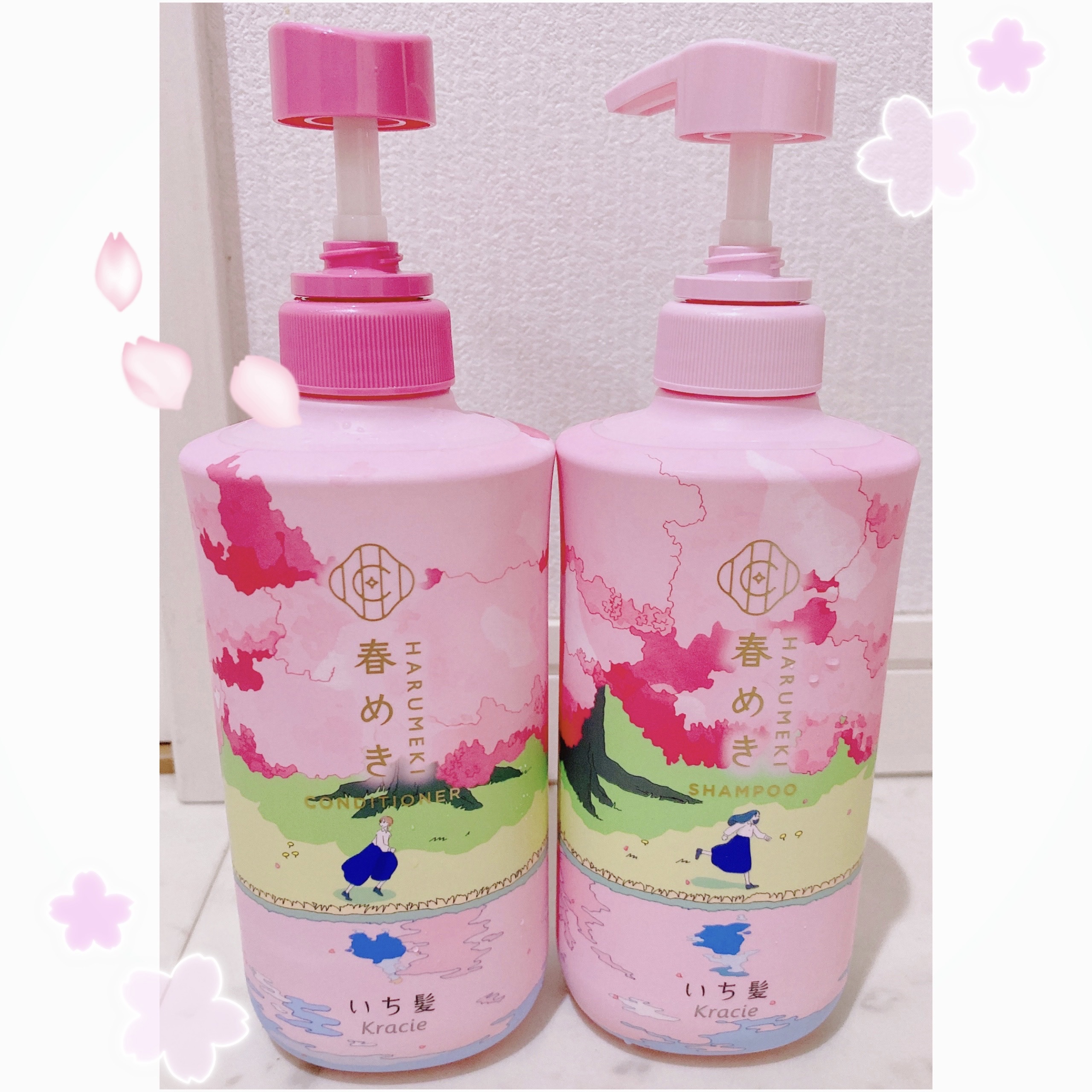 シャンプー／コンディショナー（春めきの香り）/いち髪/市販シャンプーを使ったクチコミ（1枚目）