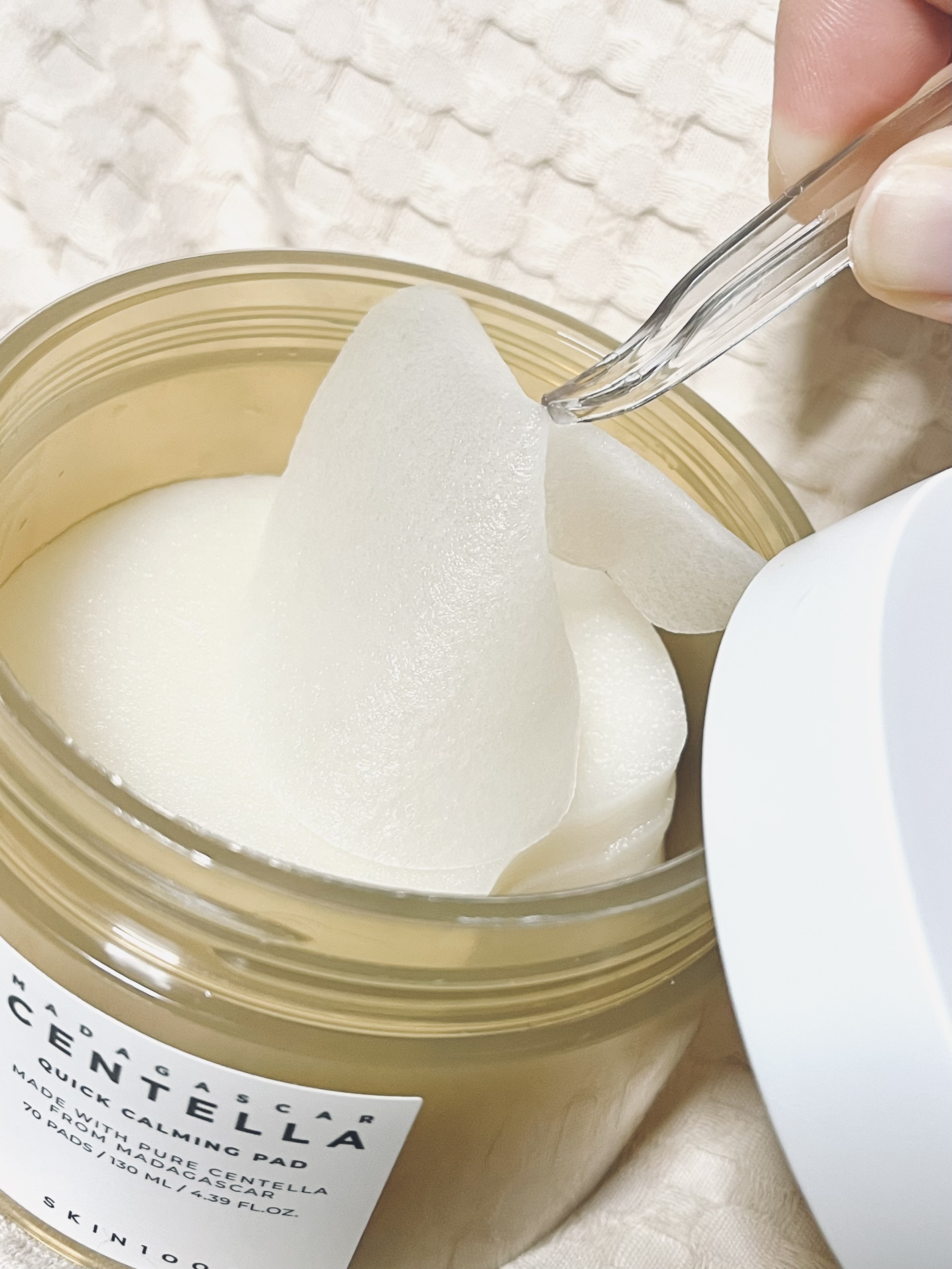 センテラ クイックカーミングパッド/SKIN1004/トナーパッドを使ったクチコミ（2枚目）