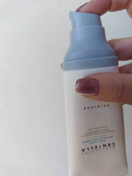 ヒアルーシカ ウォーターフィット サンセラム/SKIN1004/日焼け止めローションを使ったクチコミ(1枚目)