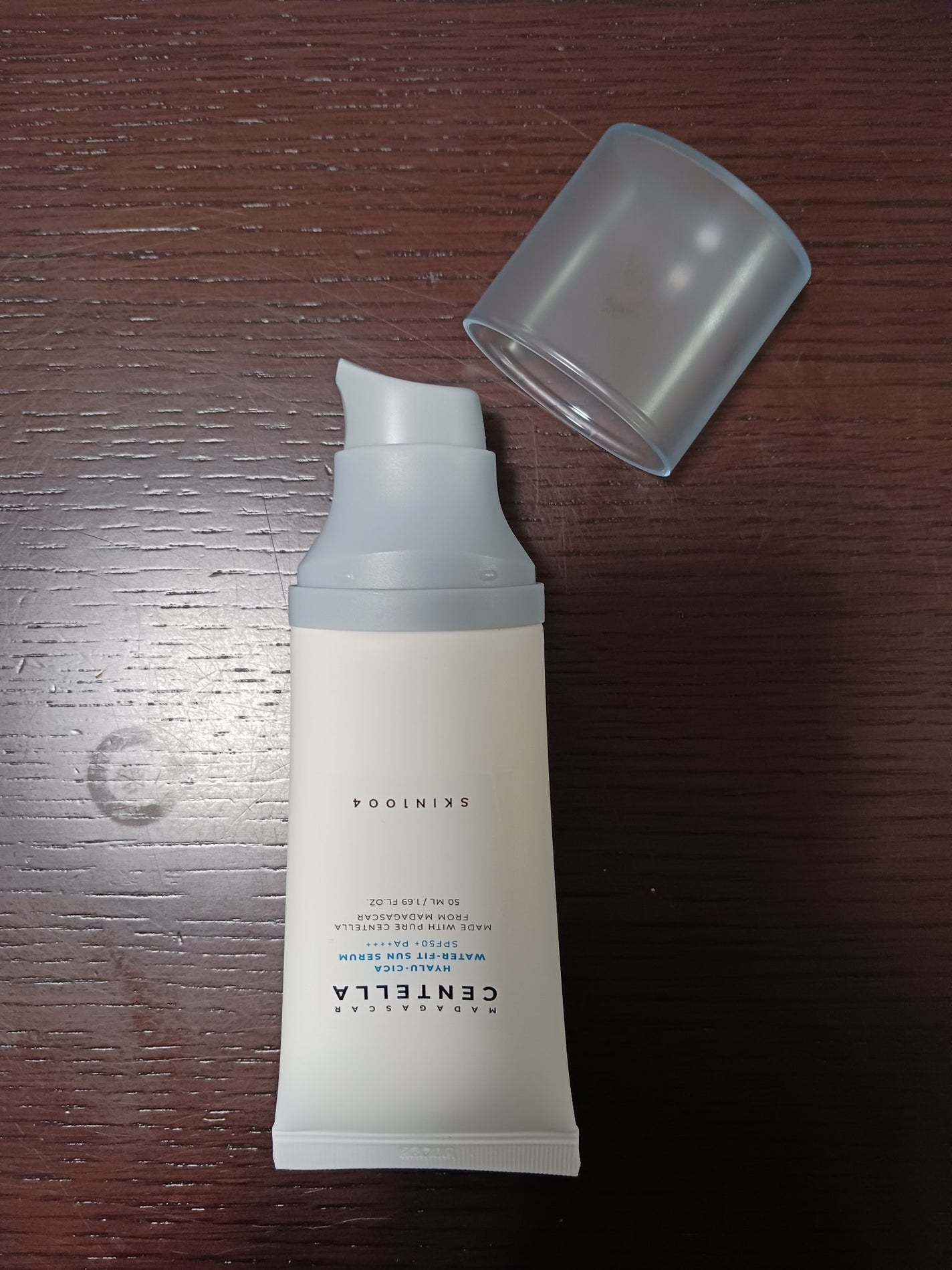 ヒアルーシカ ウォーターフィット サンセラム/SKIN1004/日焼け止めローションを使ったクチコミ(1枚目)