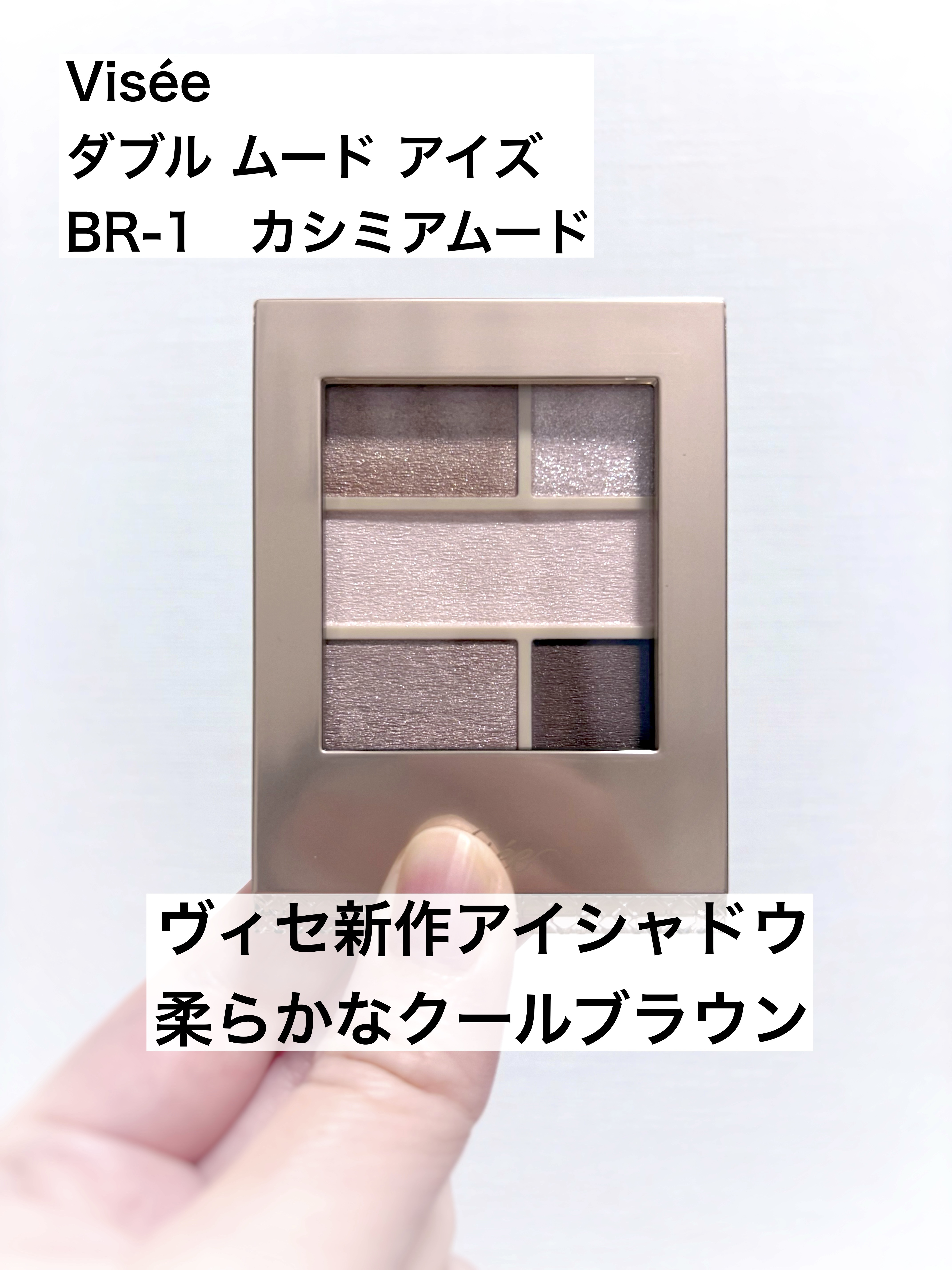 ダブル ムード アイズ/Visée/アイシャドウパレットを使ったクチコミ（1枚目）