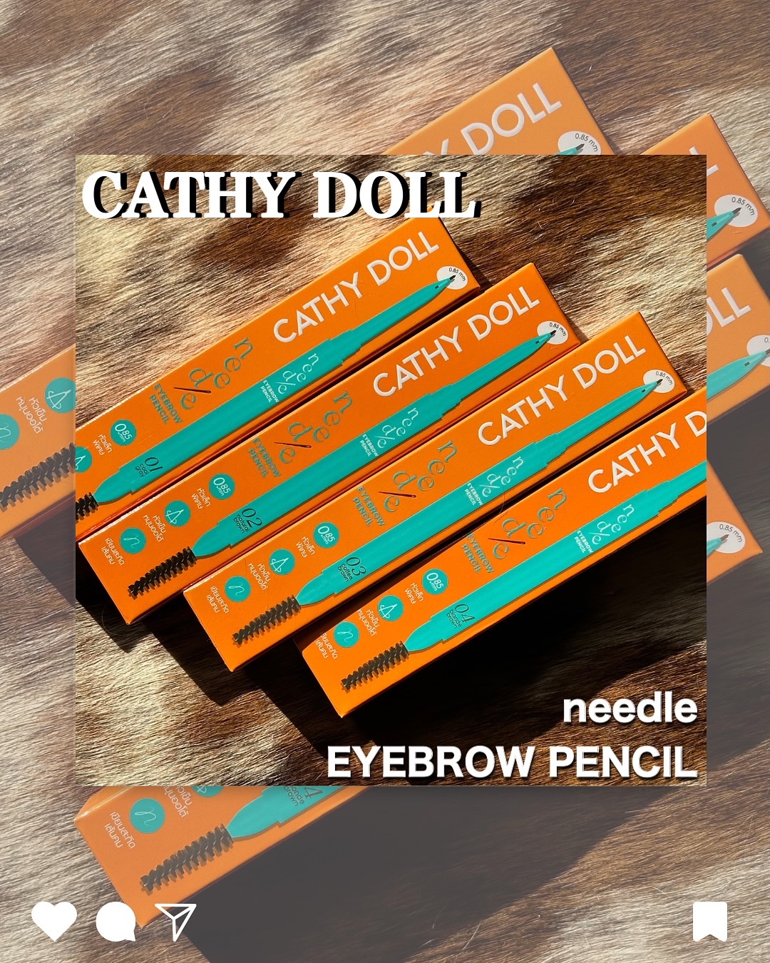 ニードルアイブロウペンシル/CathyDoll/アイブロウペンシルを使ったクチコミ（1枚目）