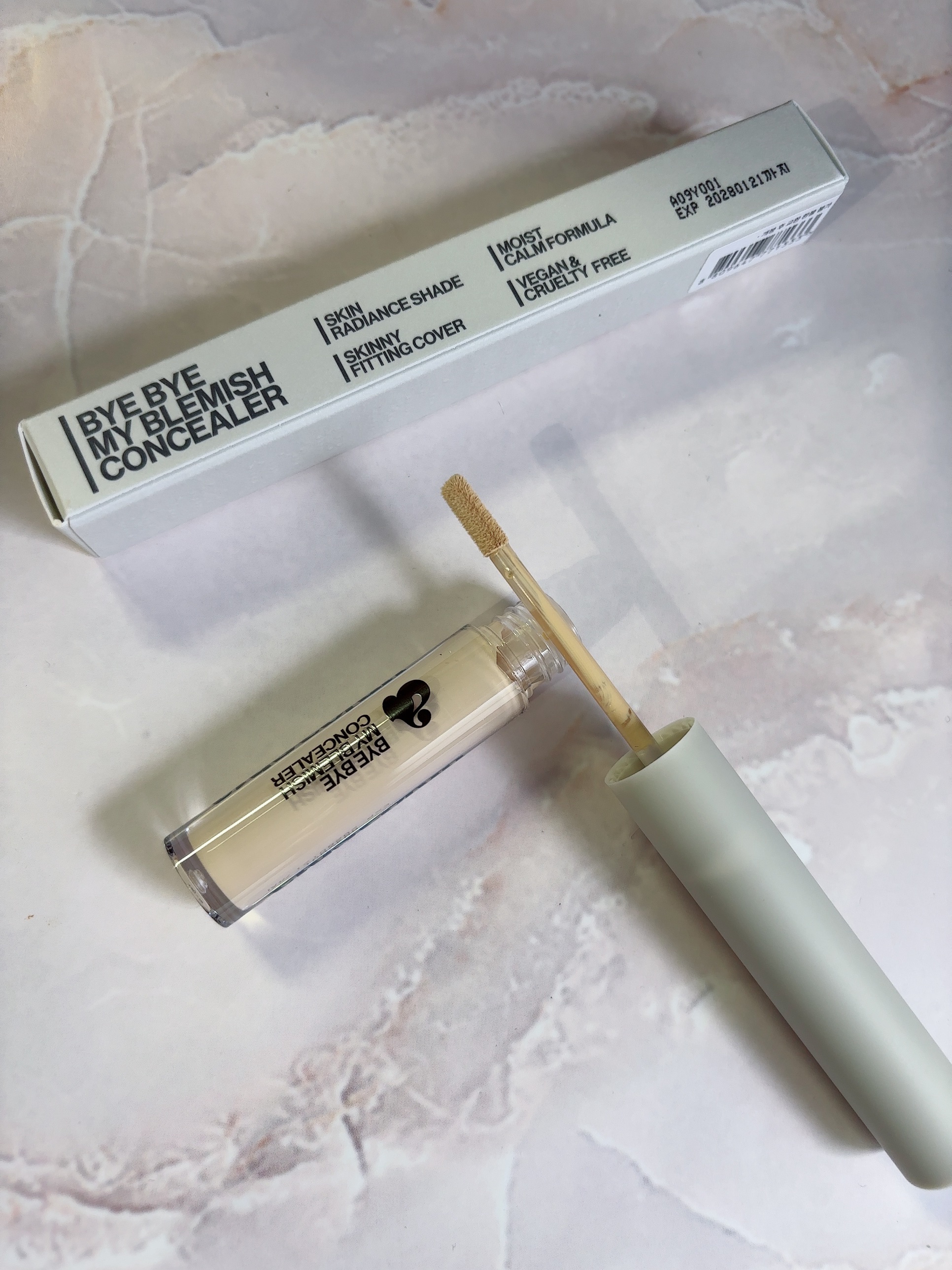 バイバイマイ ブレミッシュ コンシーラー/unleashia/リキッドコンシーラーを使ったクチコミ（2枚目）