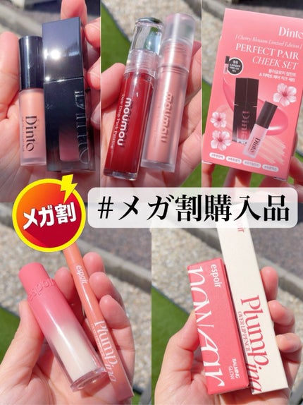 ブラーグロイリップティント/Dinto/リップティントを使ったクチコミ(1枚目)