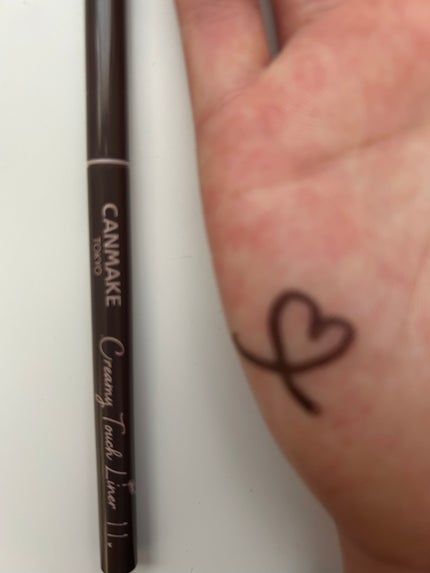 クリーミータッチライナー/キャンメイク/ジェルアイライナーを使ったクチコミ(1枚目)