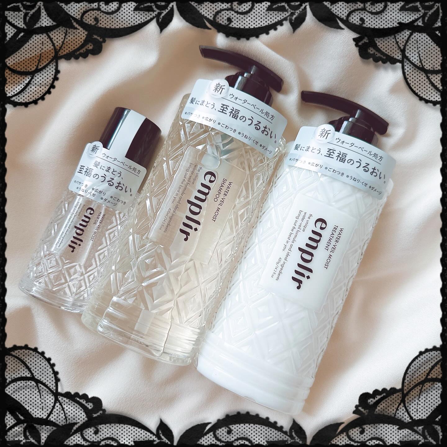 ウォーターベール　モイストシャンプー／トリートメント/emplir/市販シャンプーを使ったクチコミ（3枚目）