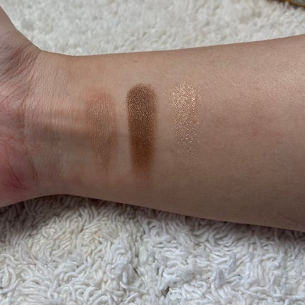 トリプルアイパレット 03 キャラメル/hana by hince/アイシャドウパレットを使ったクチコミ(2枚目)