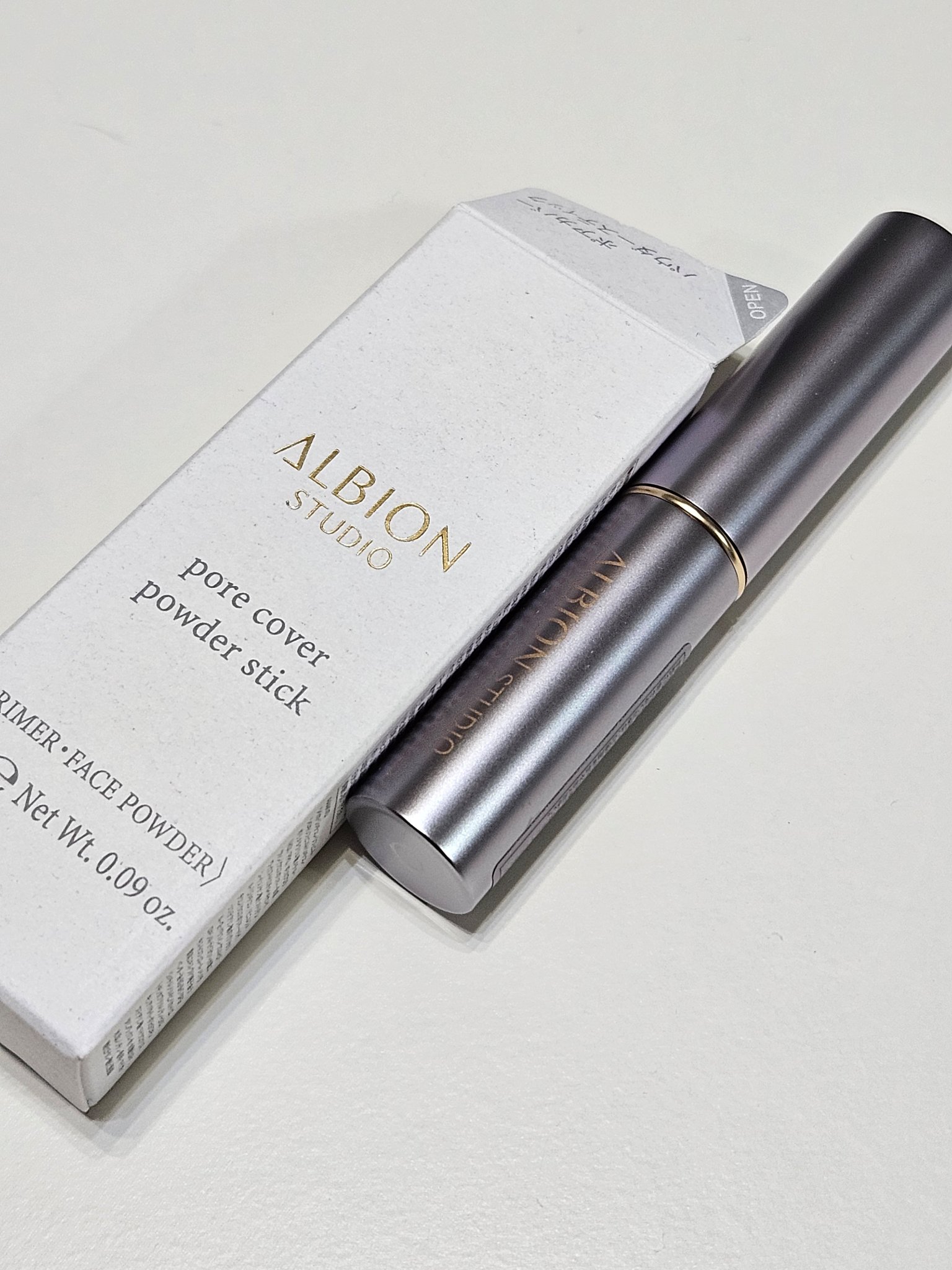 アルビオン スタジオ ポアカバー パウダースティック/ALBION/化粧下地を使ったクチコミ（2枚目）
