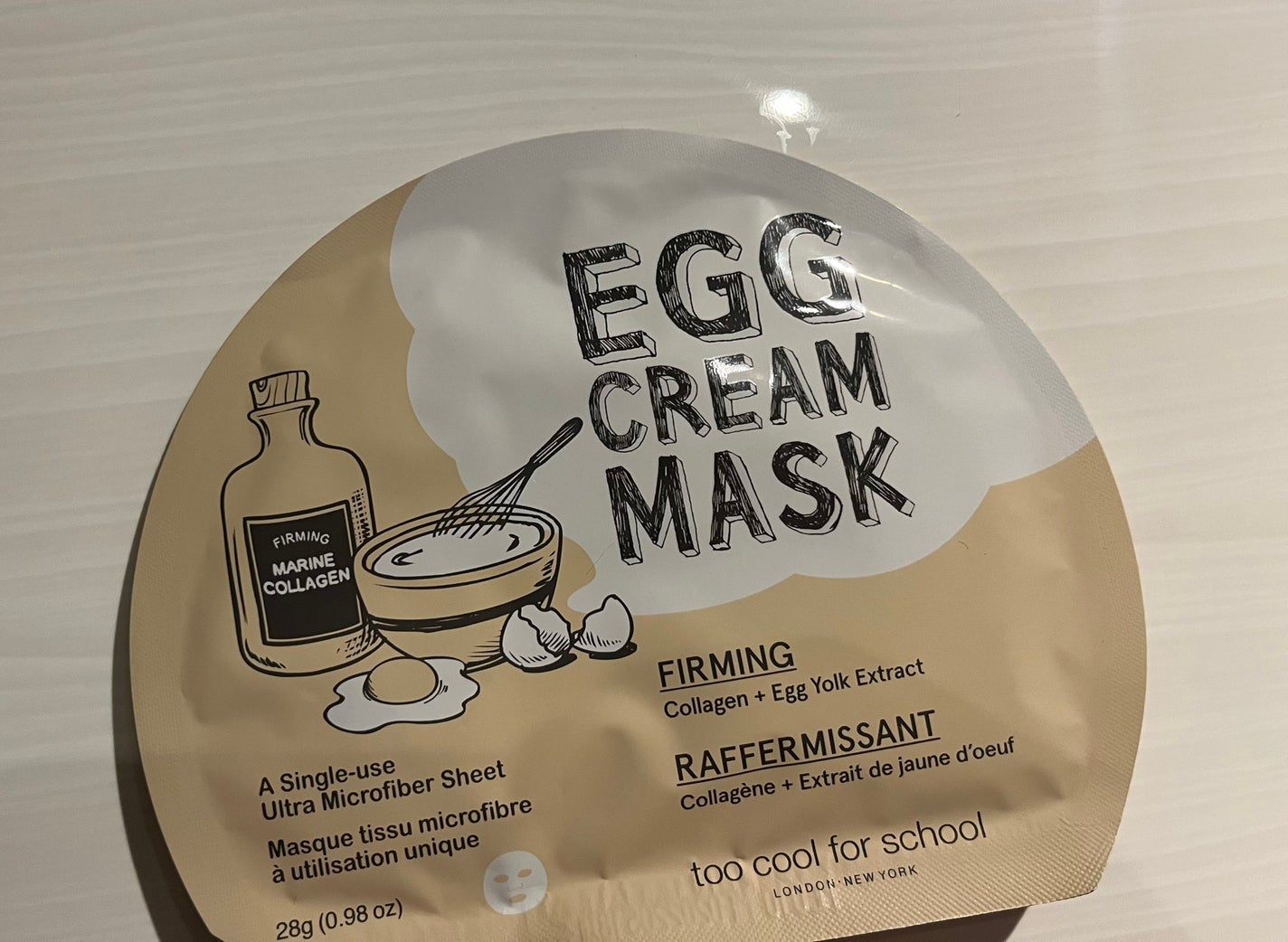 エッグアンプルマスク/too cool for school/シートマスク・パックを使ったクチコミ(1枚目)