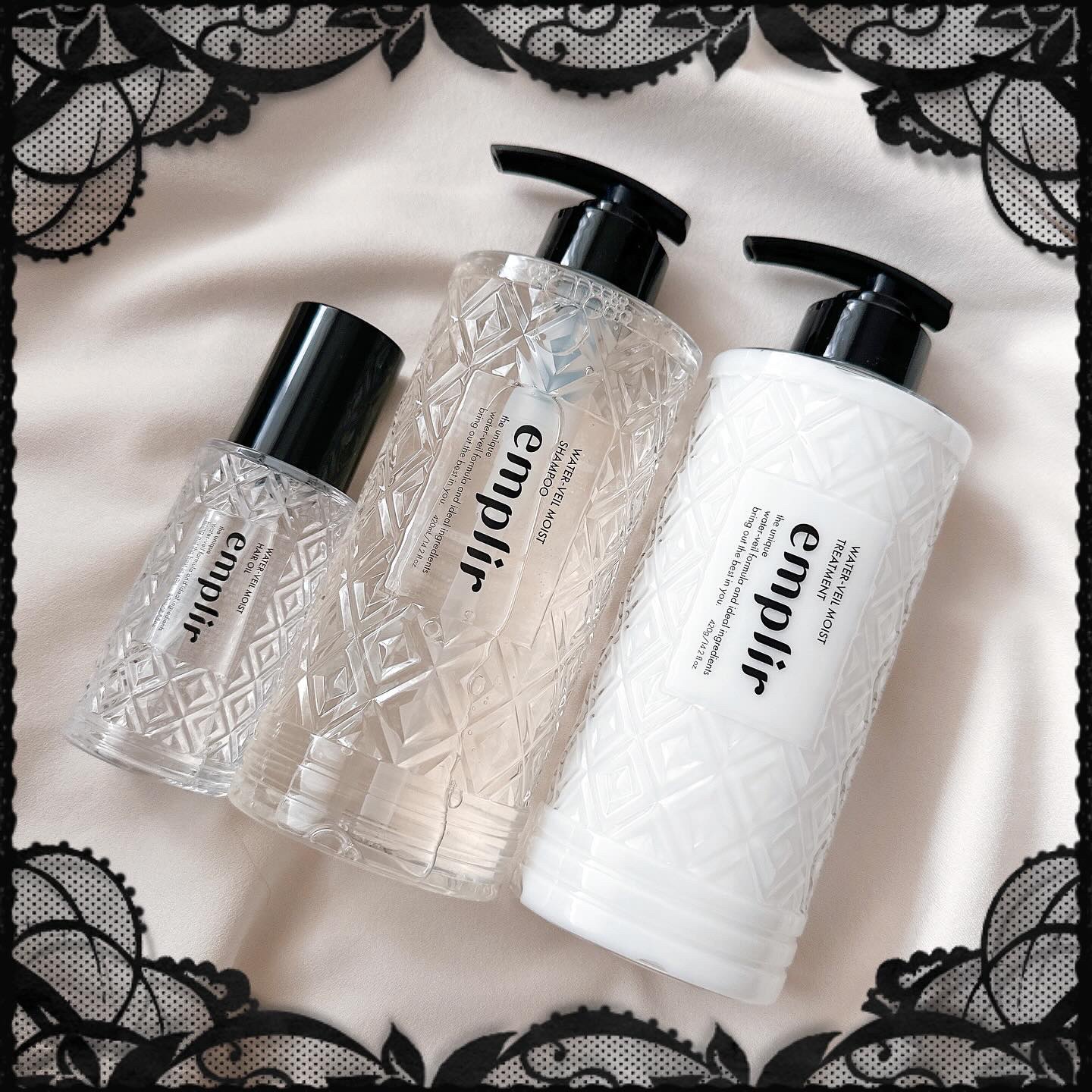 ウォーターベール　モイストシャンプー／トリートメント/emplir/市販シャンプーを使ったクチコミ（1枚目）