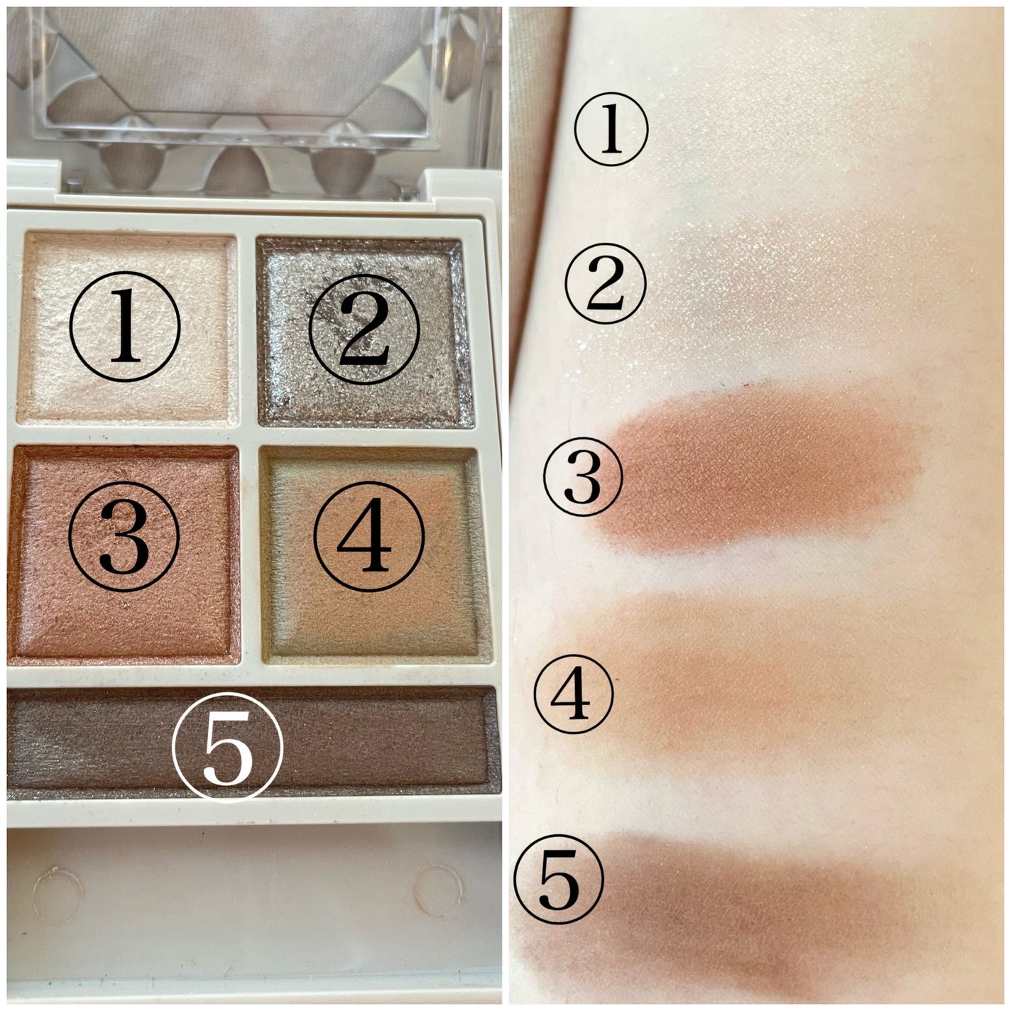 パノラマデザイン アイパレット/Visée/アイシャドウパレットを使ったクチコミ(2枚目)