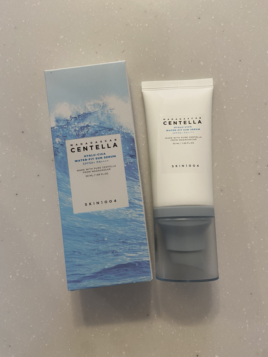 ヒアルーシカ ウォーターフィット サンセラム/SKIN1004/日焼け止めローションを使ったクチコミ（1枚目）