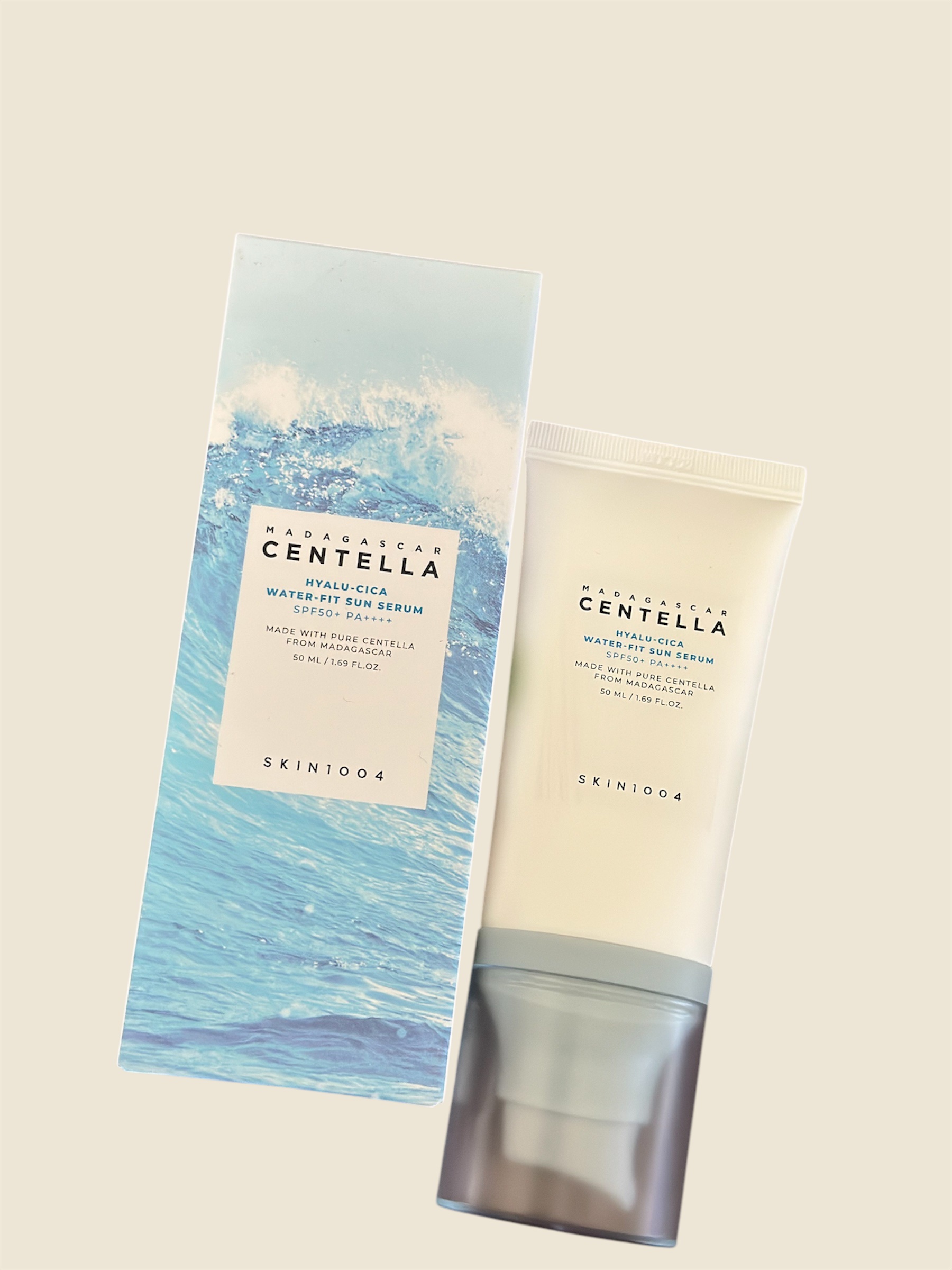 ヒアルーシカ ウォーターフィット サンセラム/SKIN1004/日焼け止めローションを使ったクチコミ（1枚目）