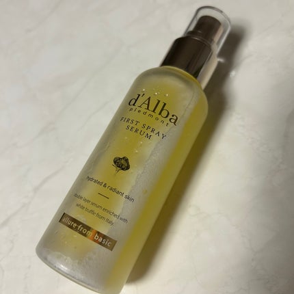 ダルバ ホワイトトリュフファーストスプレーセラム/ダルバ/ミスト状化粧水を使ったクチコミ(1枚目)