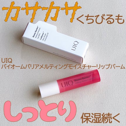 バイオームバリアメルティングモイスチャーリップバーム/UIQ/リップバームを使ったクチコミ(1枚目)