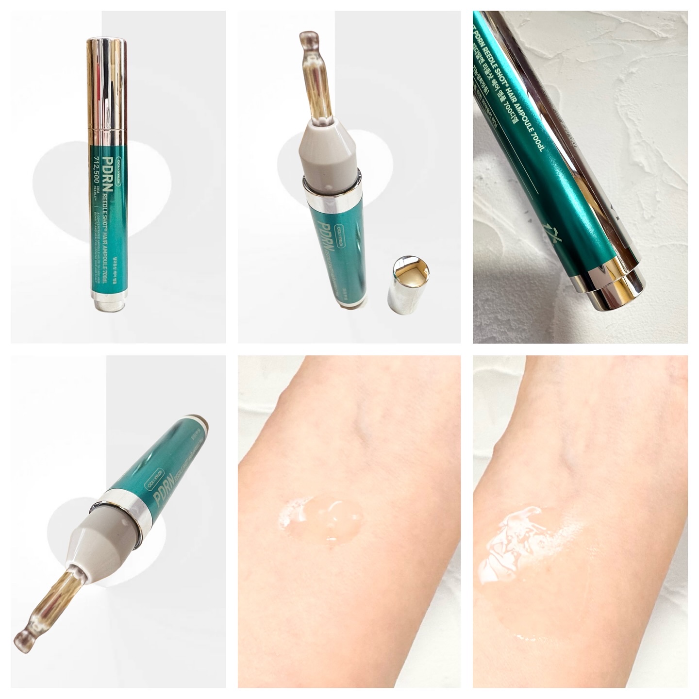 VT PDRN リードルショット ヘアアンプル700dL/VT/頭皮トリートメントを使ったクチコミ（3枚目）