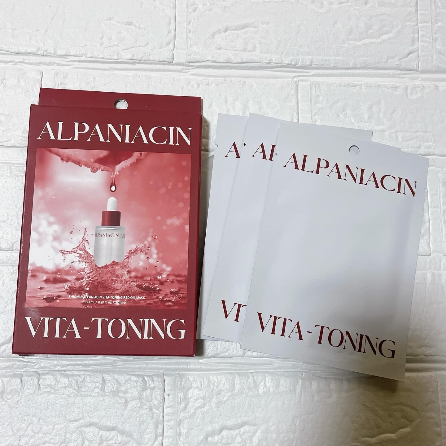 アルファNビタトーニングレッドオイルマスク/ShionLe/シートマスク・パックを使ったクチコミ（1枚目）