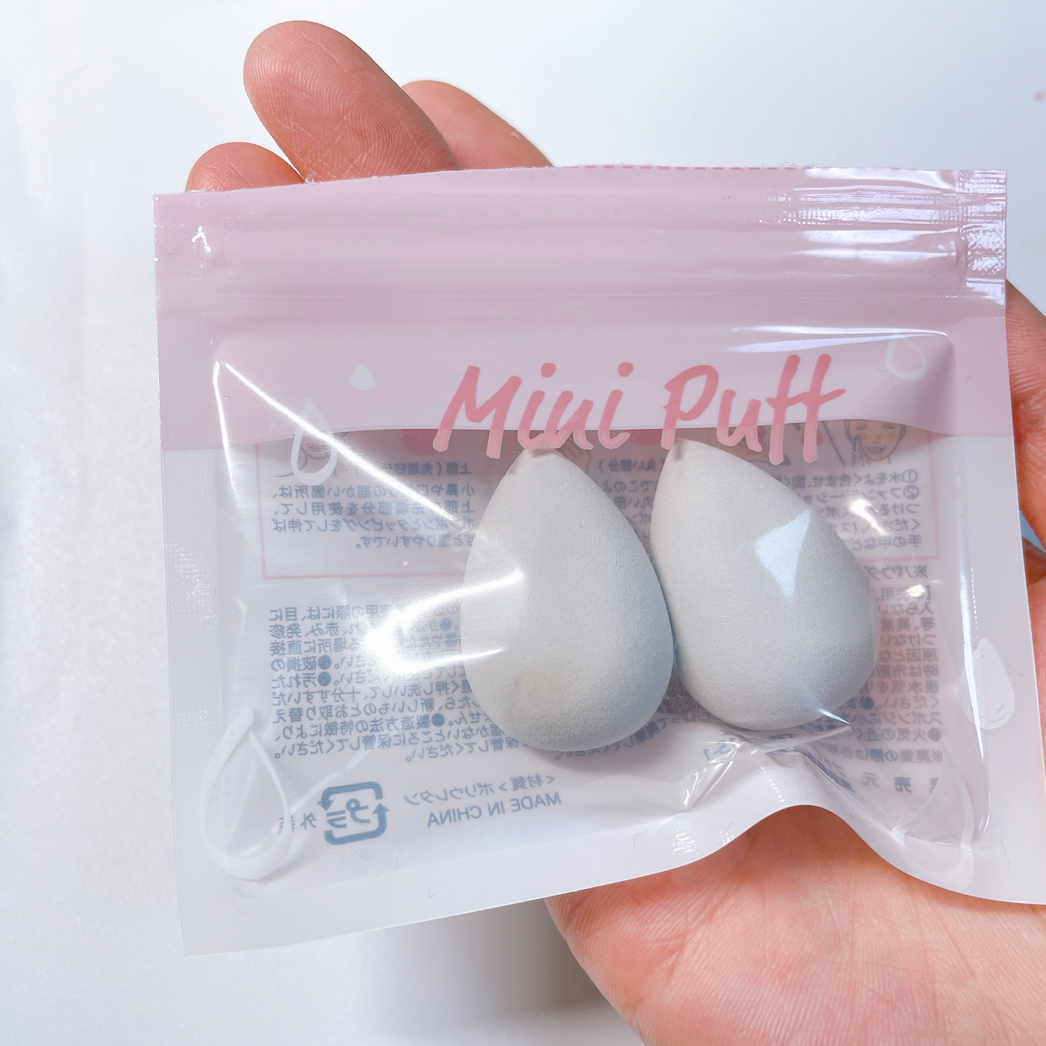 3Dパフ (フラット型)/セリア/パフ・スポンジを使ったクチコミ（2枚目）