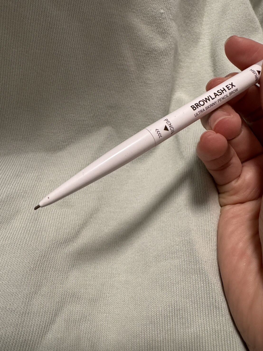 ブロウラッシュEX　ウルトラスキニーペンシルブロウ N 02 ナチュラルブラウン/ブロウラッシュ/アイブロウペンシルを使ったクチコミ（1枚目）