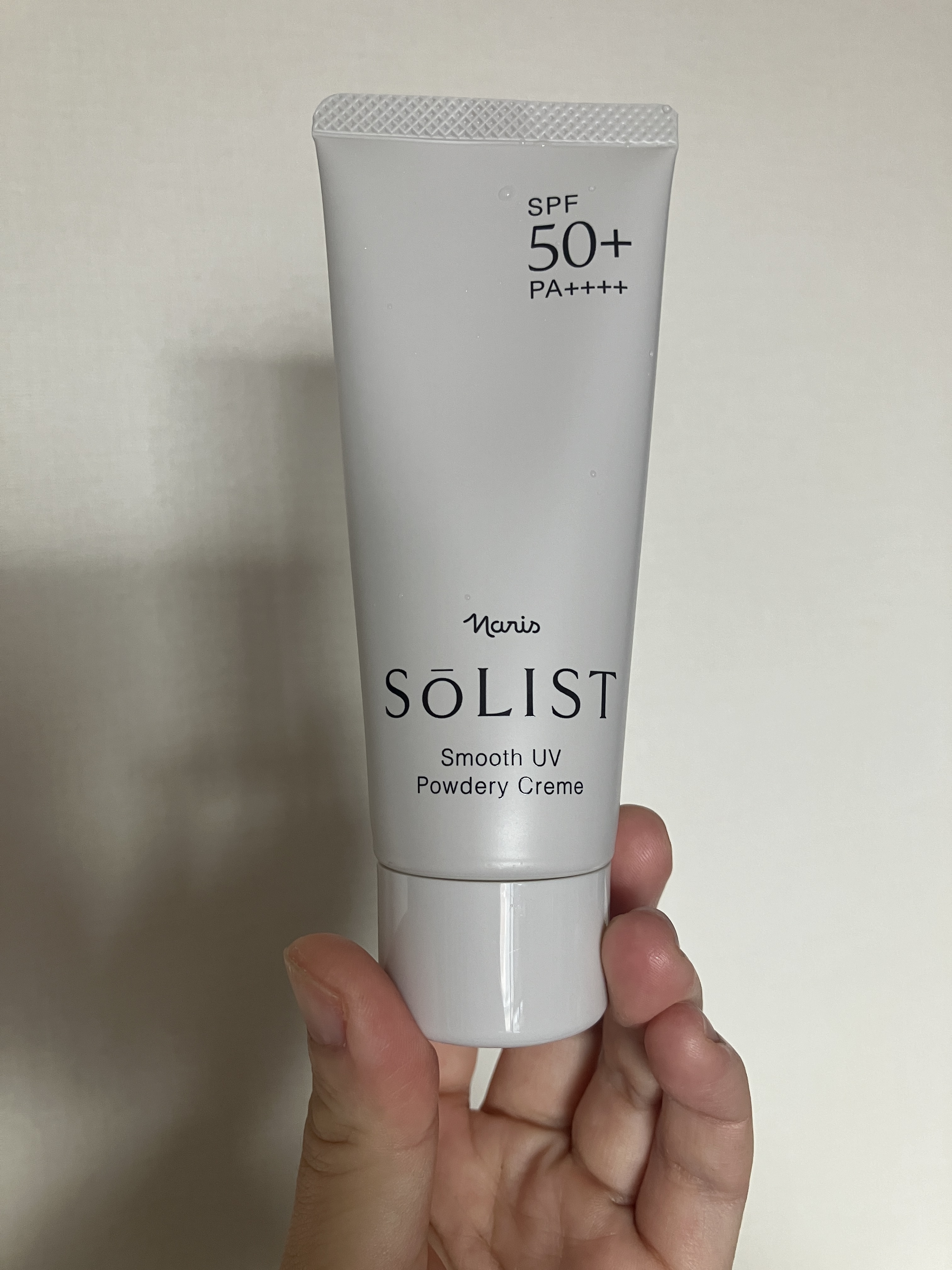 ソリスト スムースUV パウダリークリーム/ナリス化粧品/日焼け止めクリームを使ったクチコミ（1枚目）