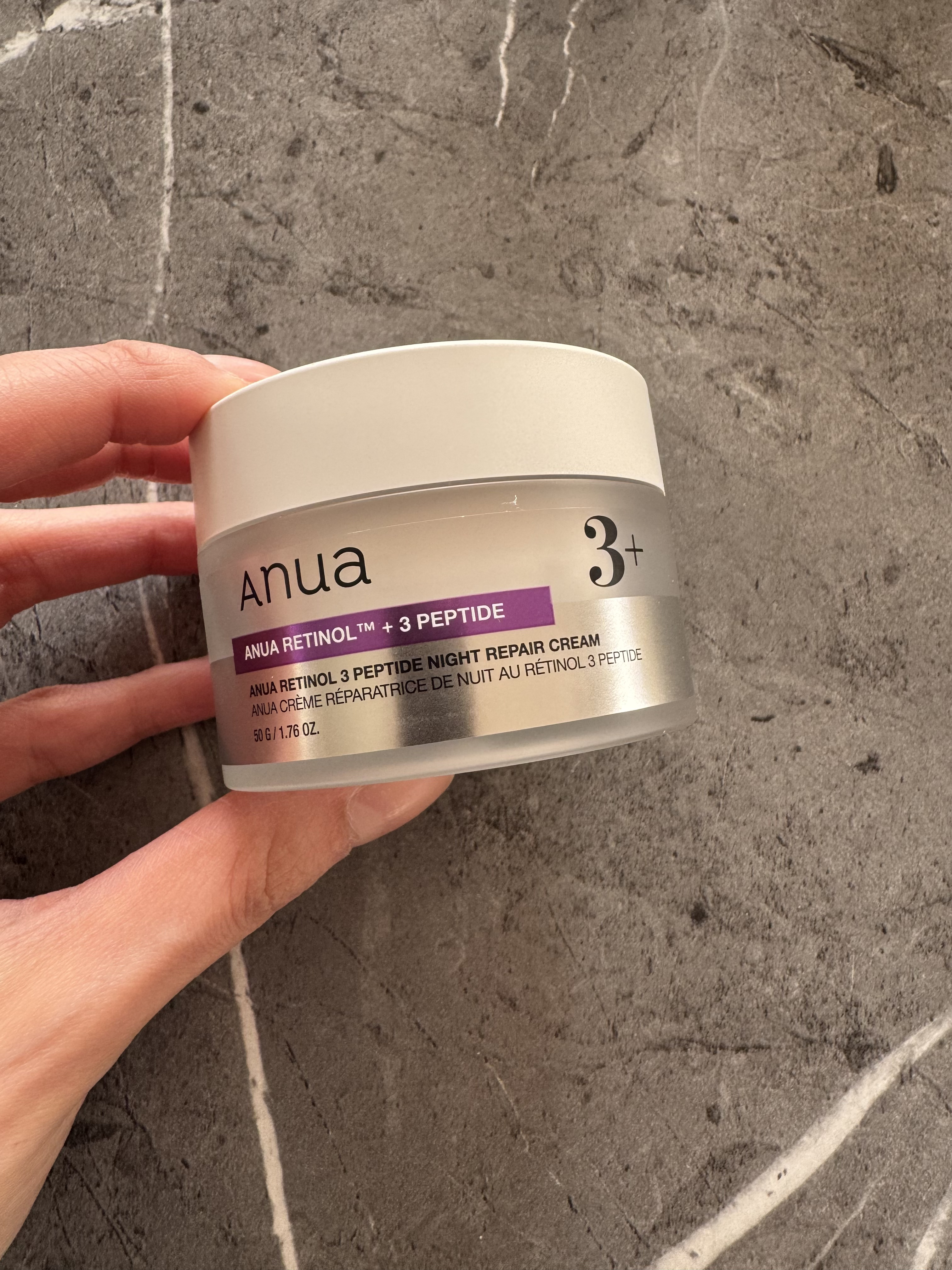 レチノール 3ペプチドナイトリペアクリーム/Anua/フェイスクリームを使ったクチコミ（1枚目）