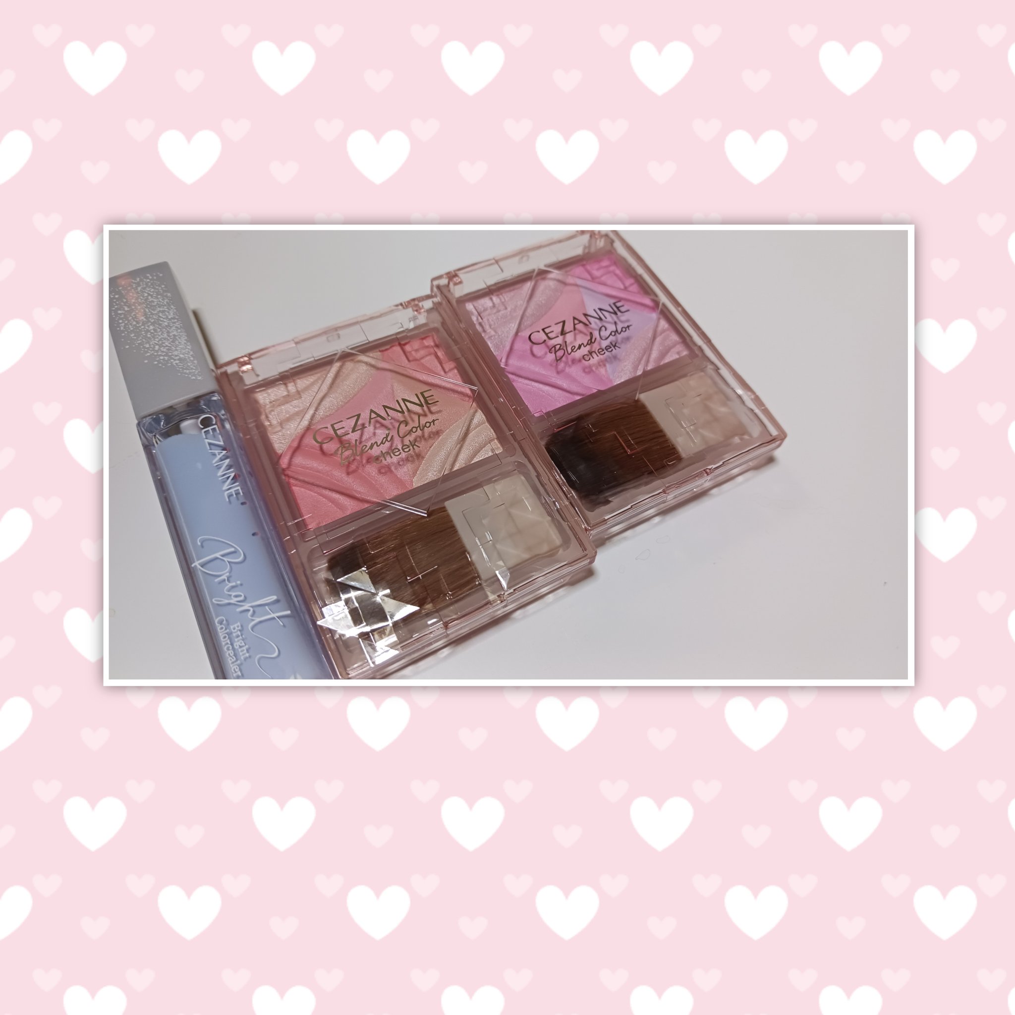 ブレンドカラーチーク/CEZANNE/チークを使ったクチコミ（2枚目）