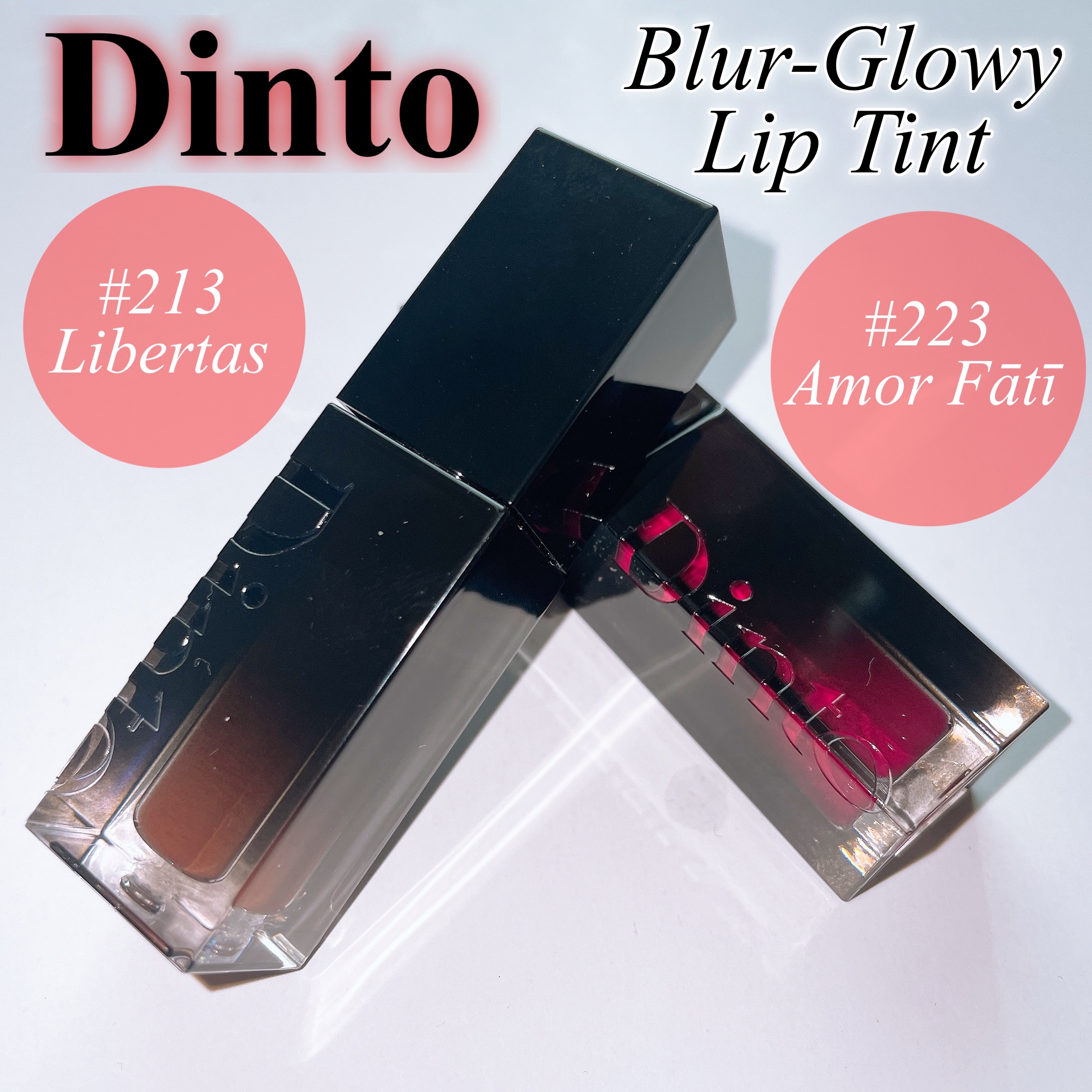 ブラーグロイリップティント 213 リベルタス/Dinto/リップティントを使ったクチコミ（1枚目）