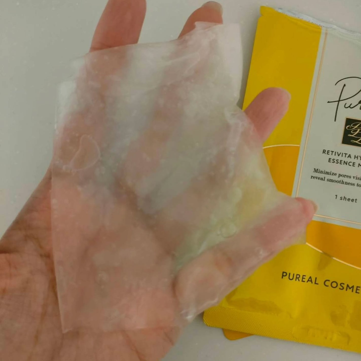ピュレア レチビタハイドレイトエッセンスマスク/ピュレア/シートマスク・パックを使ったクチコミ(2枚目)