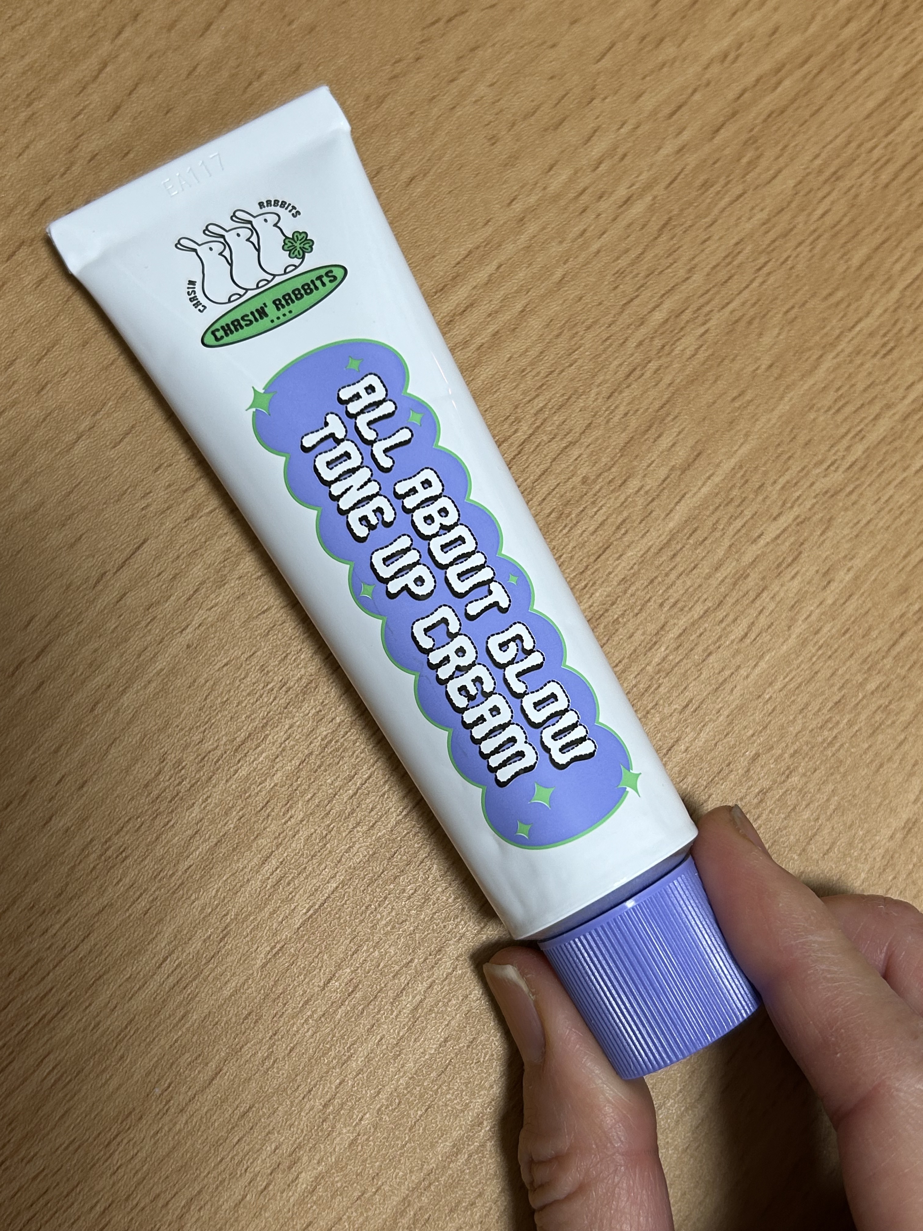 オールアバウトグロウトーンアップクリーム/CHASIN'RABBITS/化粧下地を使ったクチコミ（1枚目）