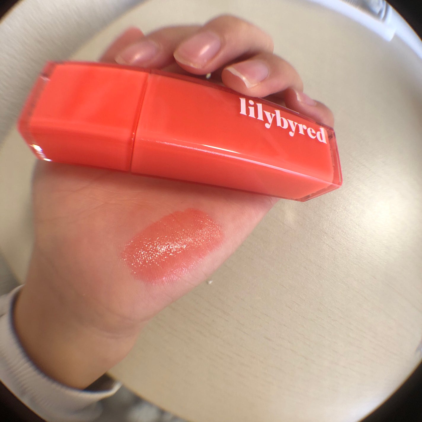 ブラッディライアー コーティングティント/lilybyred/リップティントを使ったクチコミ(3枚目)